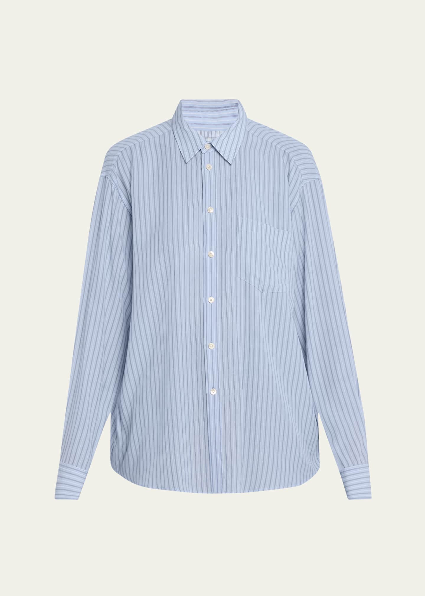 6397 Stripe Button-Front Shirt Image 1 of 5