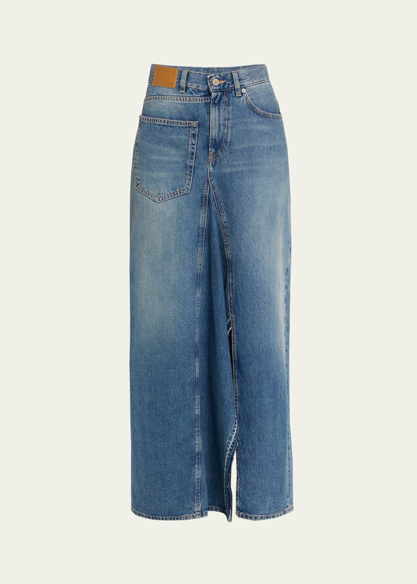 Menes buggy denim Dirty Blue wide denim