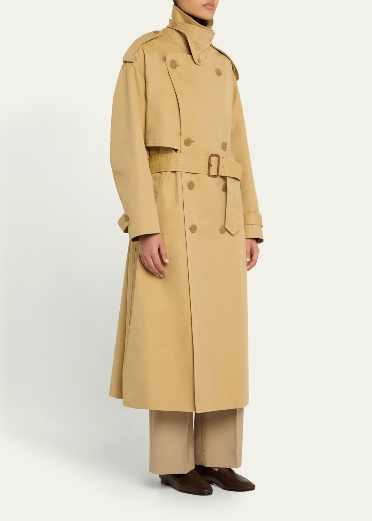 6397 Belted Trench Coat Image 4 of 5