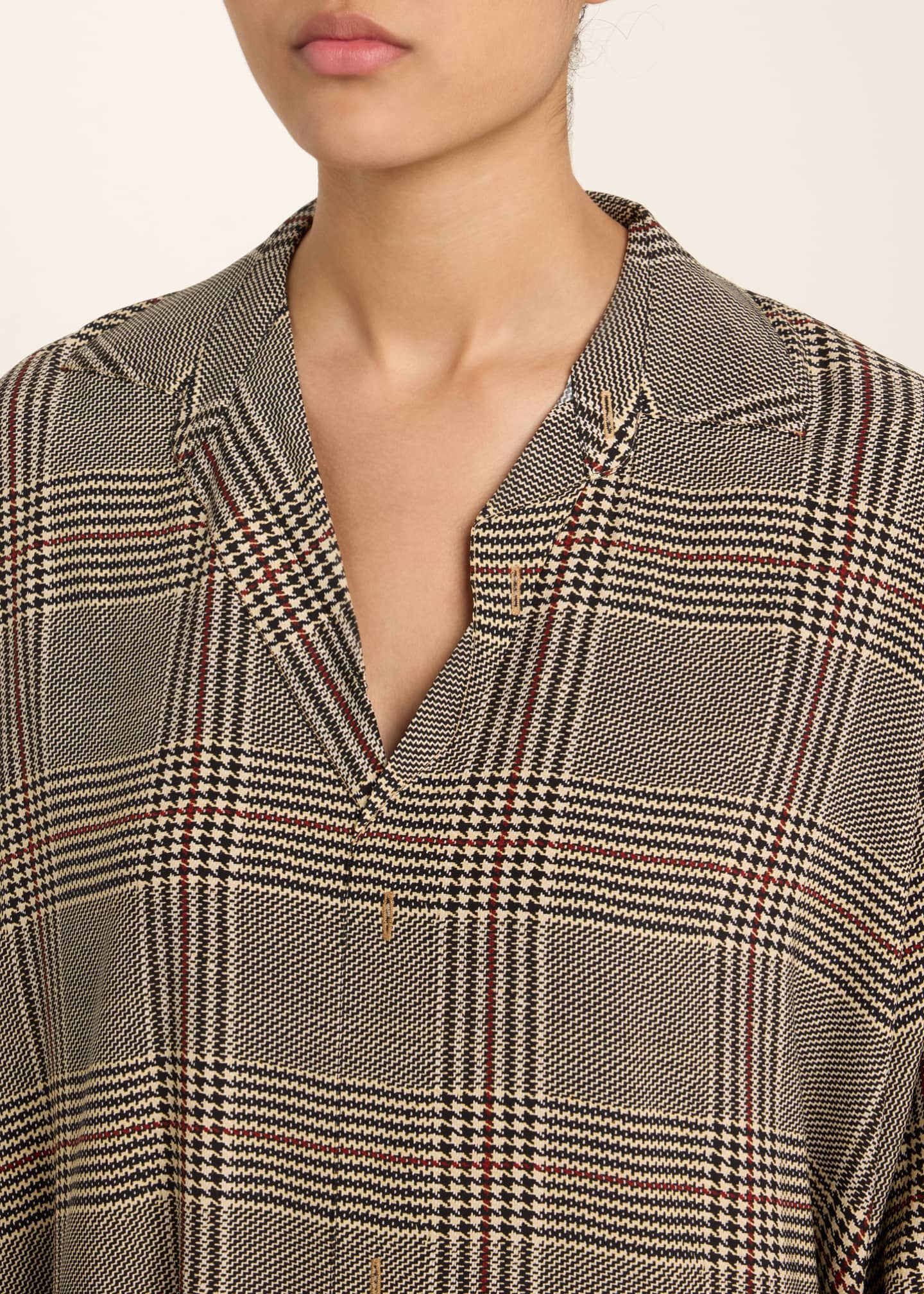 Plaid Shirtdress - Thumbnail 5