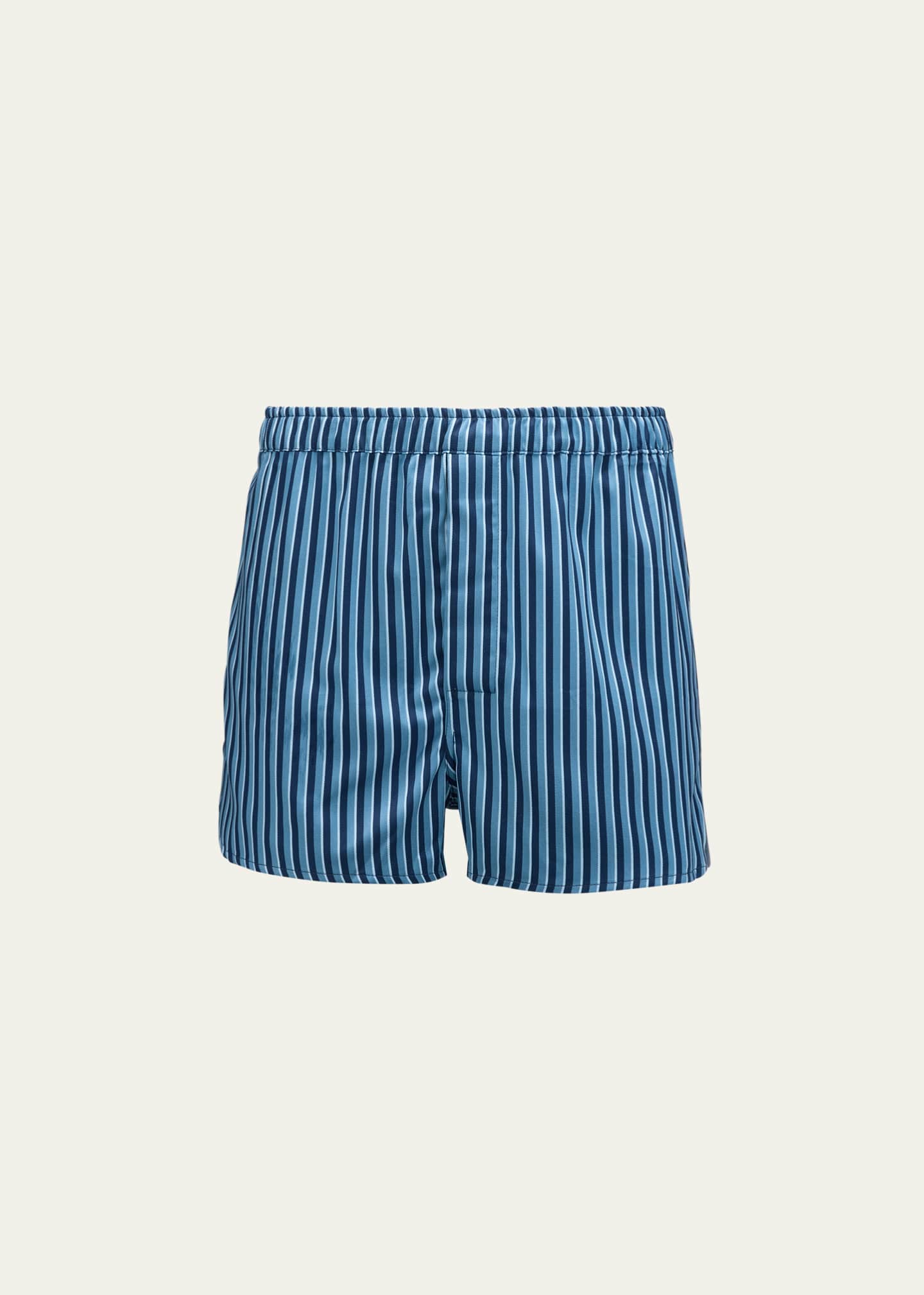 Derek Rose Men's Wellington 58 Multi-Stripe Boxers