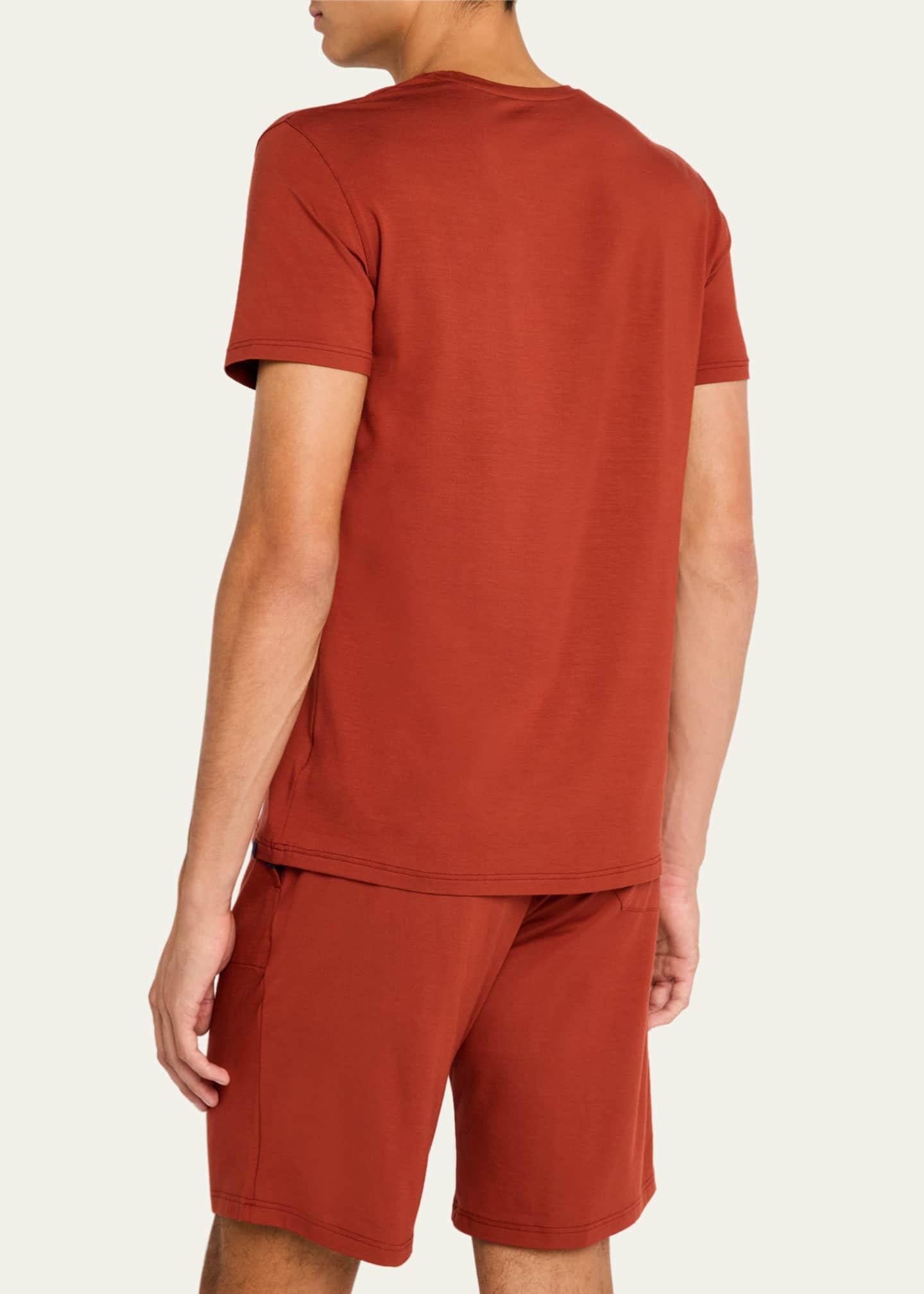 Derek Rose Men's Basel A8 Crewneck T-Shirt Image 3 of 5