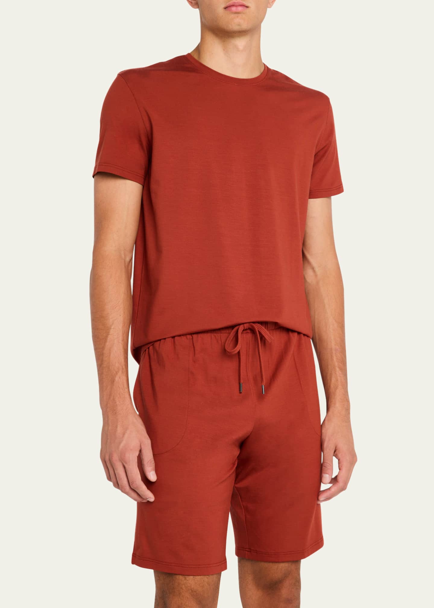 Derek Rose Men's Basel A8 Crewneck T-Shirt Image 4 of 5
