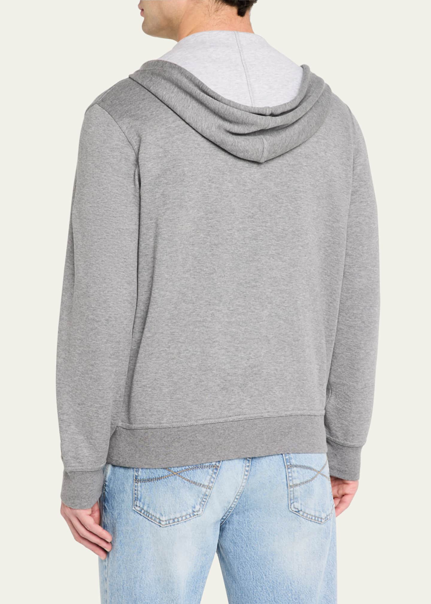 Brunello Cucinelli Men's Full-Zip Sweatshirt Image 3 of 5