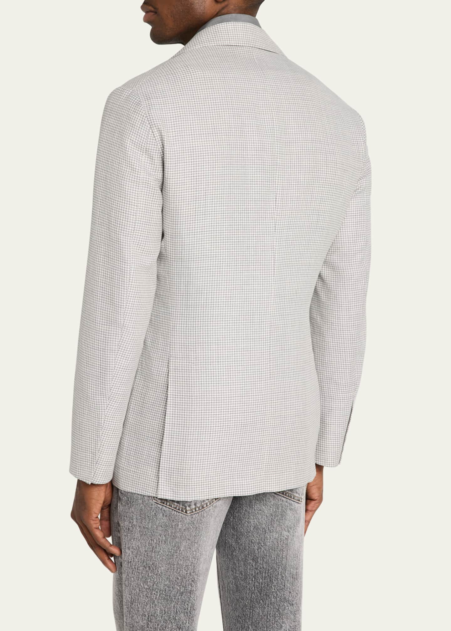 Brunello Cucinelli Men's Houndstooth Sport Coat Image 3 of 5