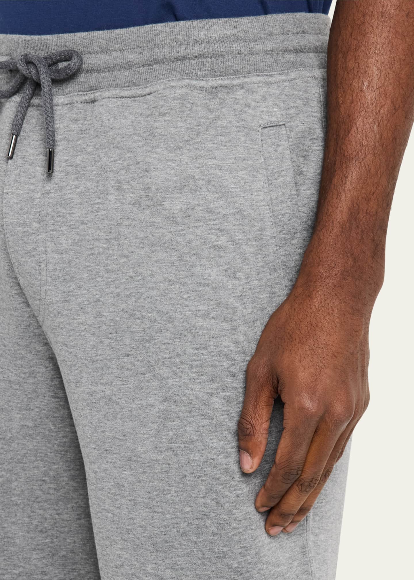 Brunello Cucinelli Men's Tapered-Leg Drawstring Sweatpants Image 5 of 5