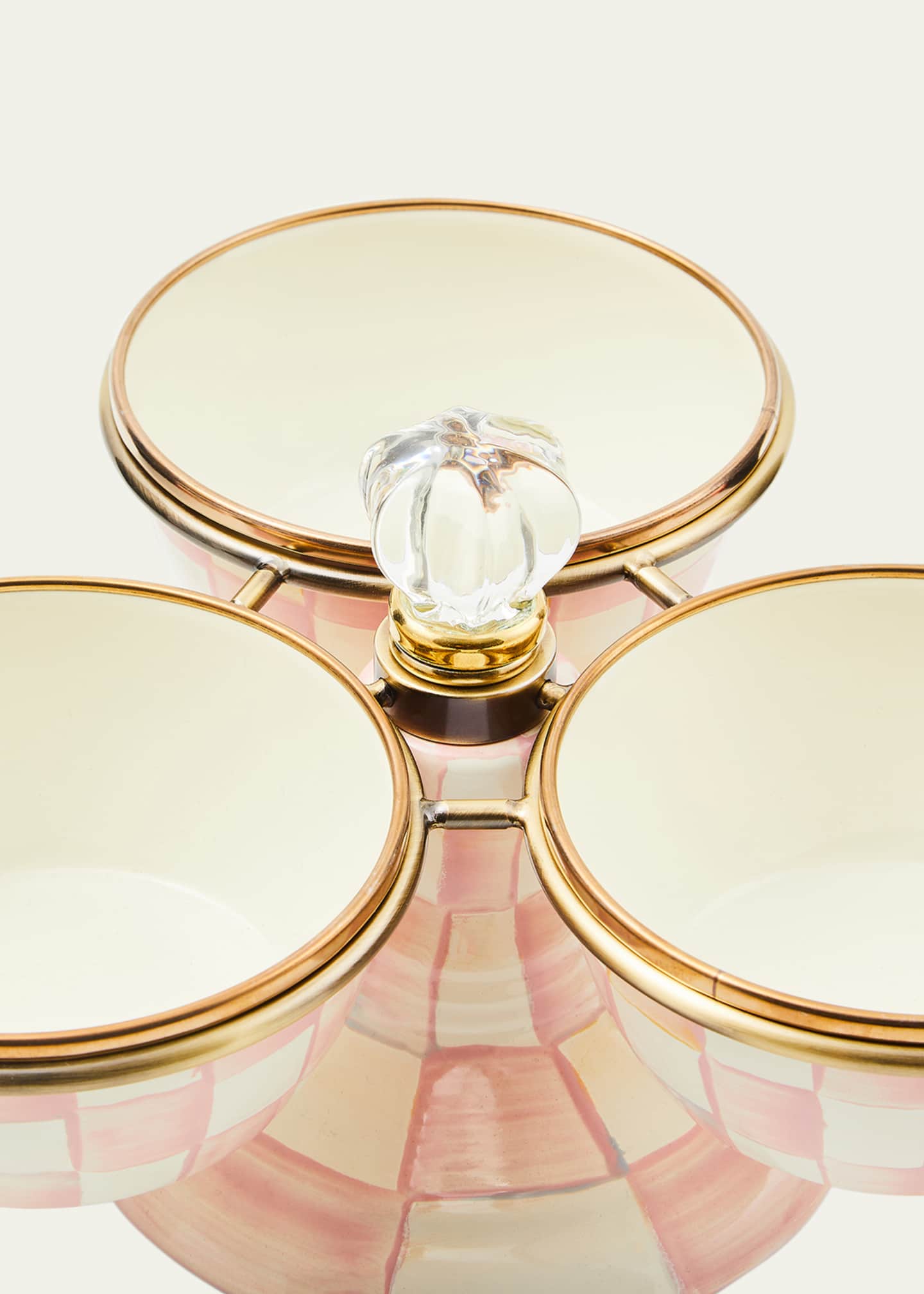 MacKenzie-Childs Rosy Check Triplicity - Bergdorf Goodman