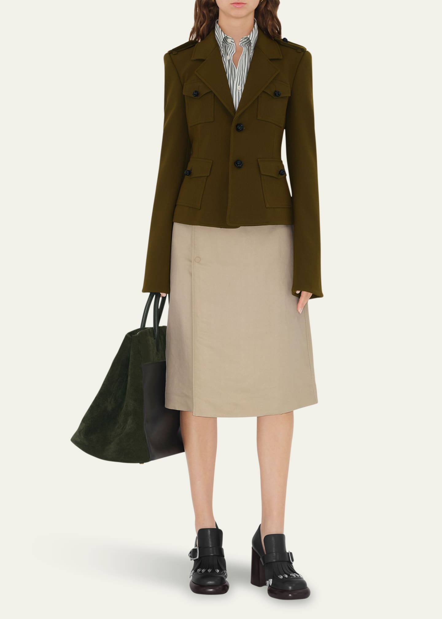 Burberry Military Structured Jacket Image 2 of 4
