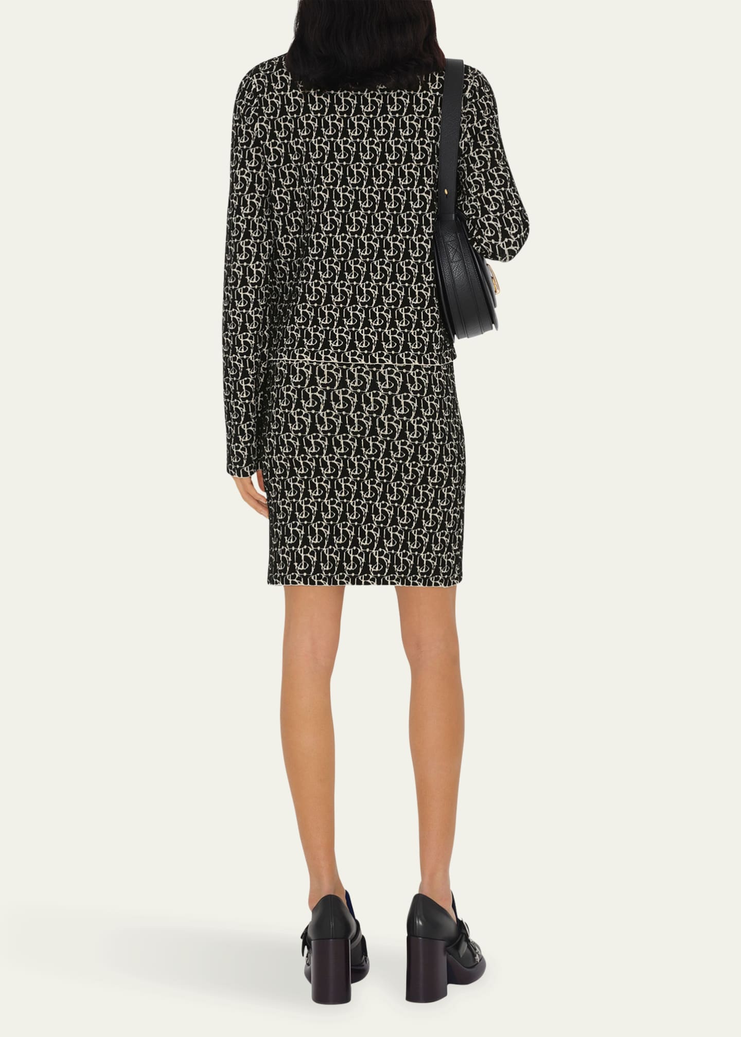 Burberry B Shield Wool Cardigan Image 3 of 4