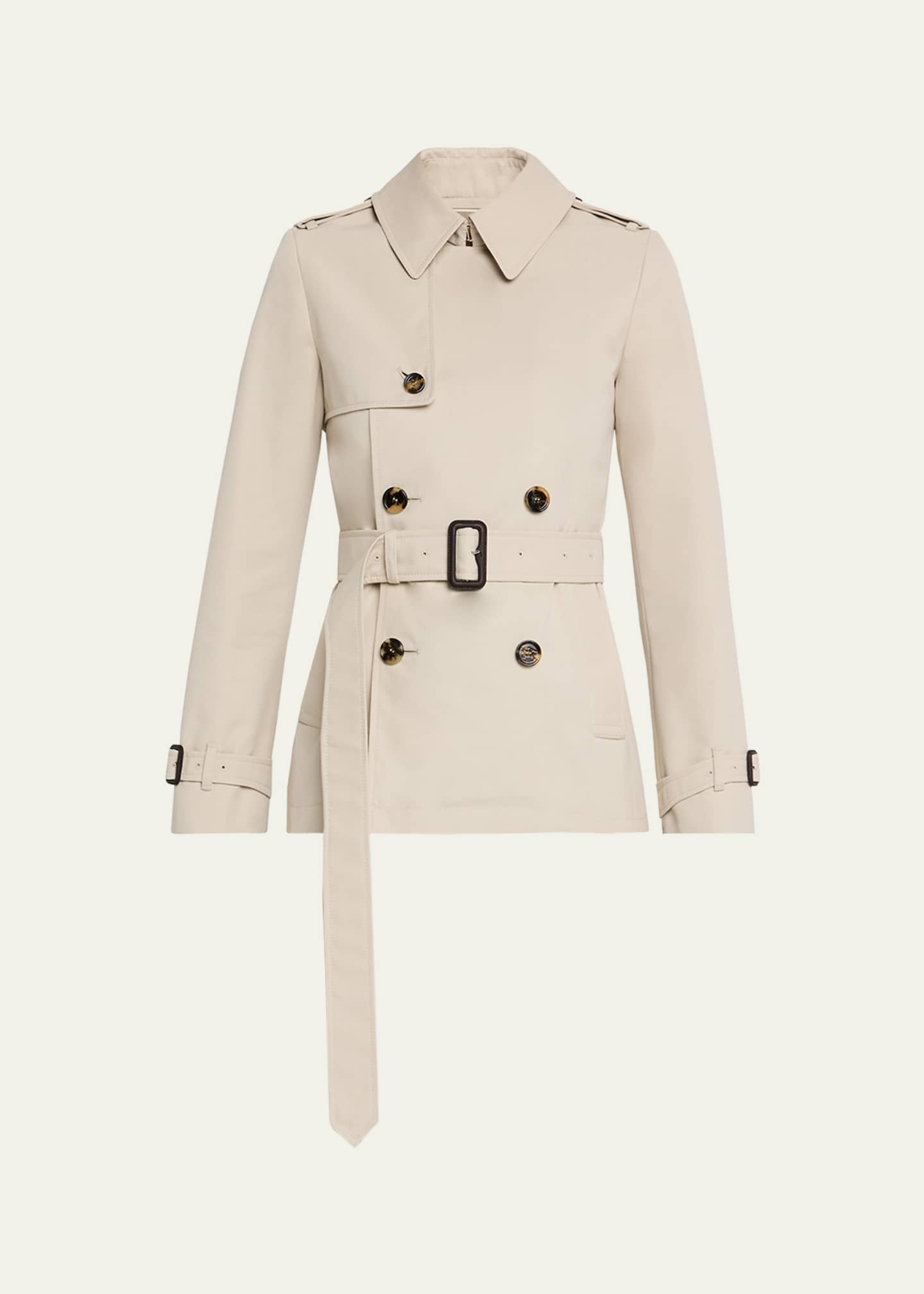 Burberry Belted Short Trench-Coat Image 1 of 5