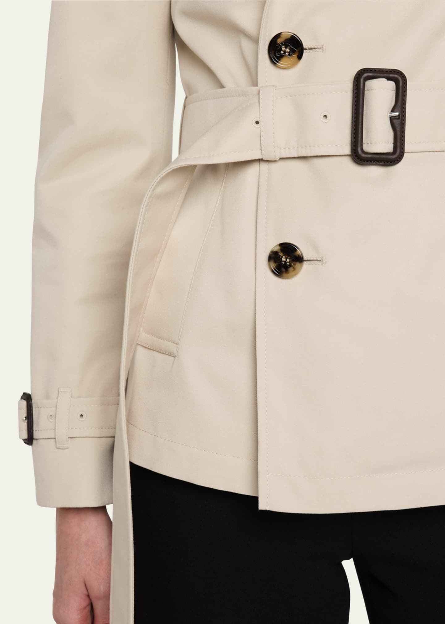 Burberry Belted Short Trench-Coat Image 5 of 5