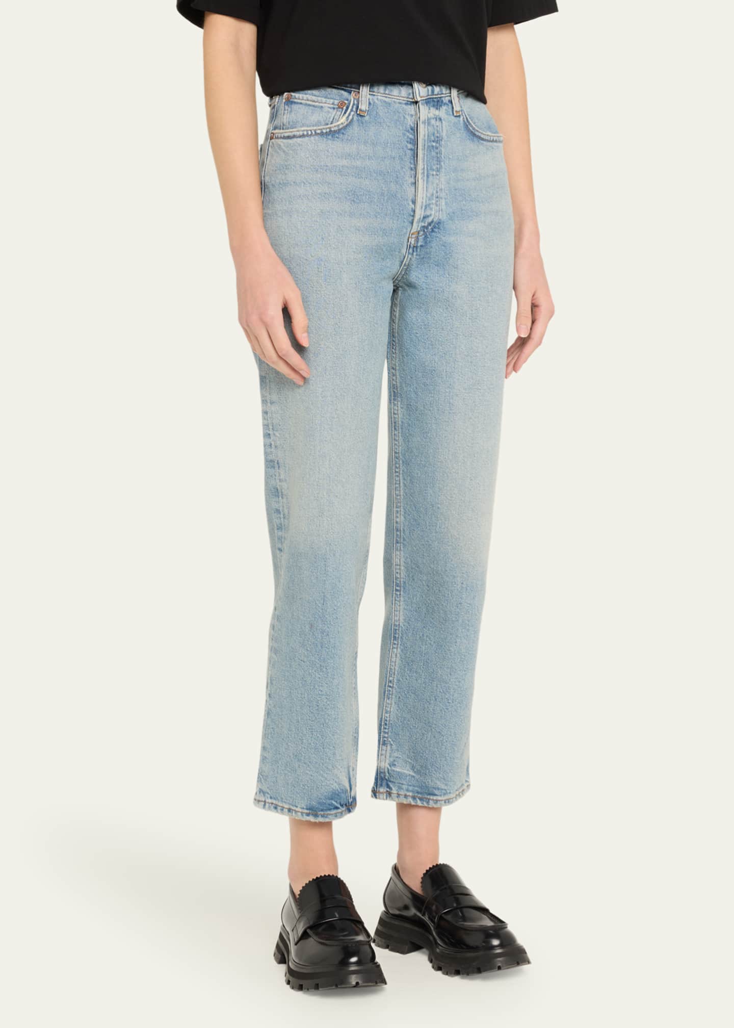 AGOLDE 90s Pinch Waist Cropped Jeans Image 4 of 5