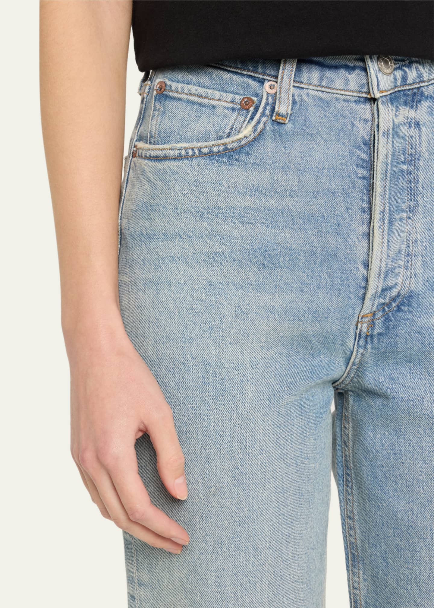 AGOLDE 90s Pinch Waist Cropped Jeans Image 5 of 5