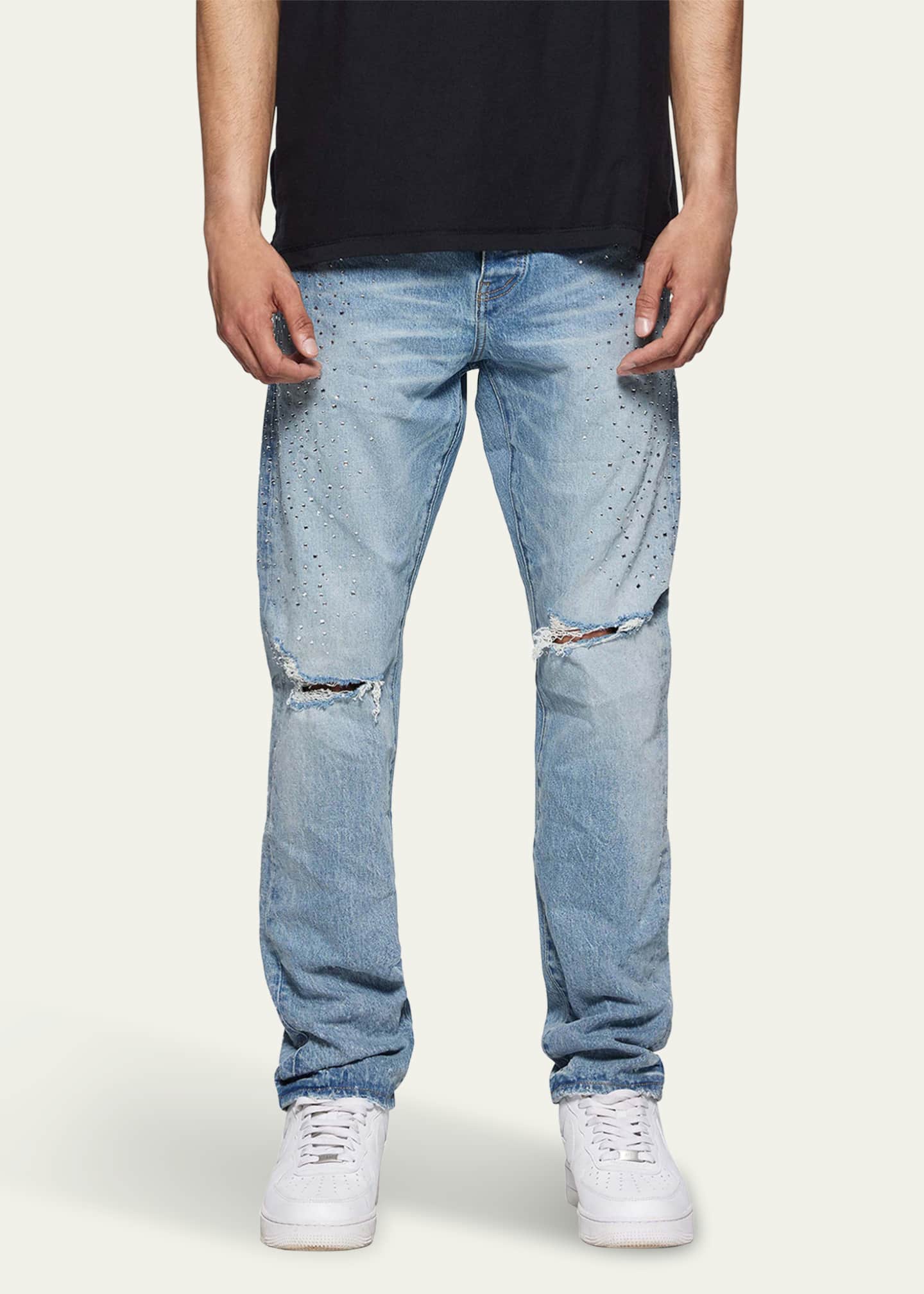 PURPLE Men's Holloway Vintage Crystal Jeans Image 2 of 3