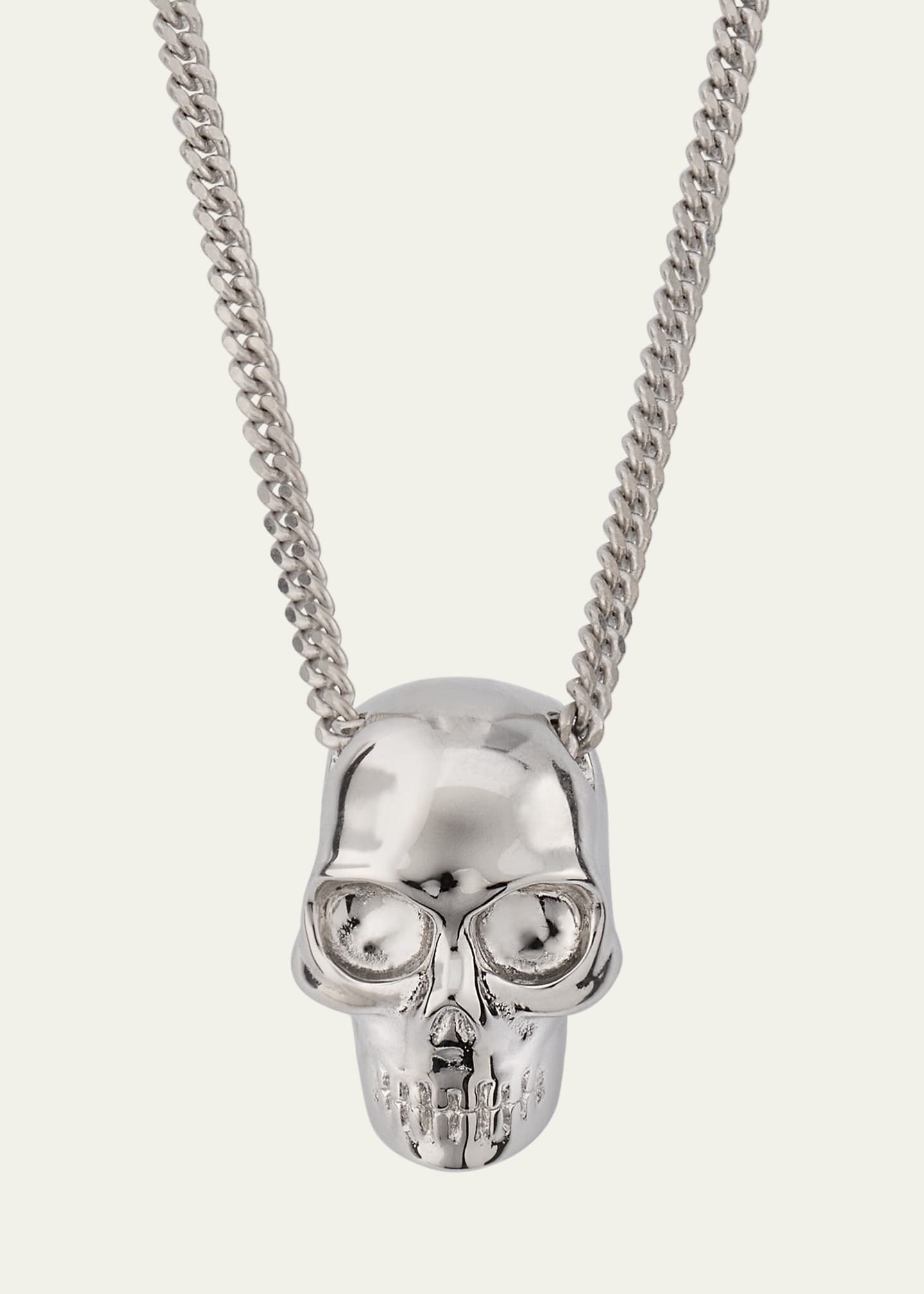 McQueen Men's Skull Pendant Necklace Image 1 of 4