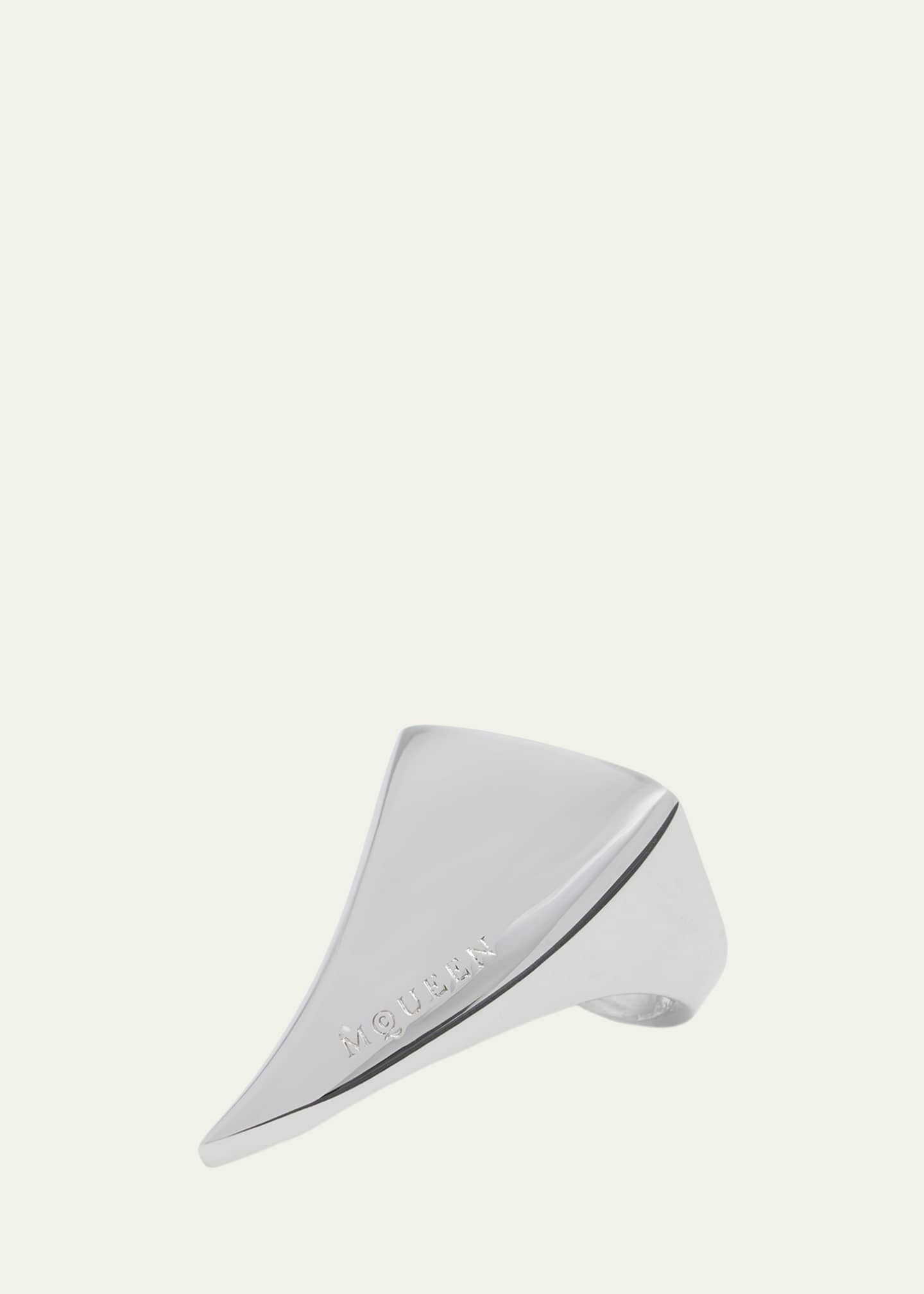 McQueen Men's Silvertone Tiger Claw Ring Image 2 of 2