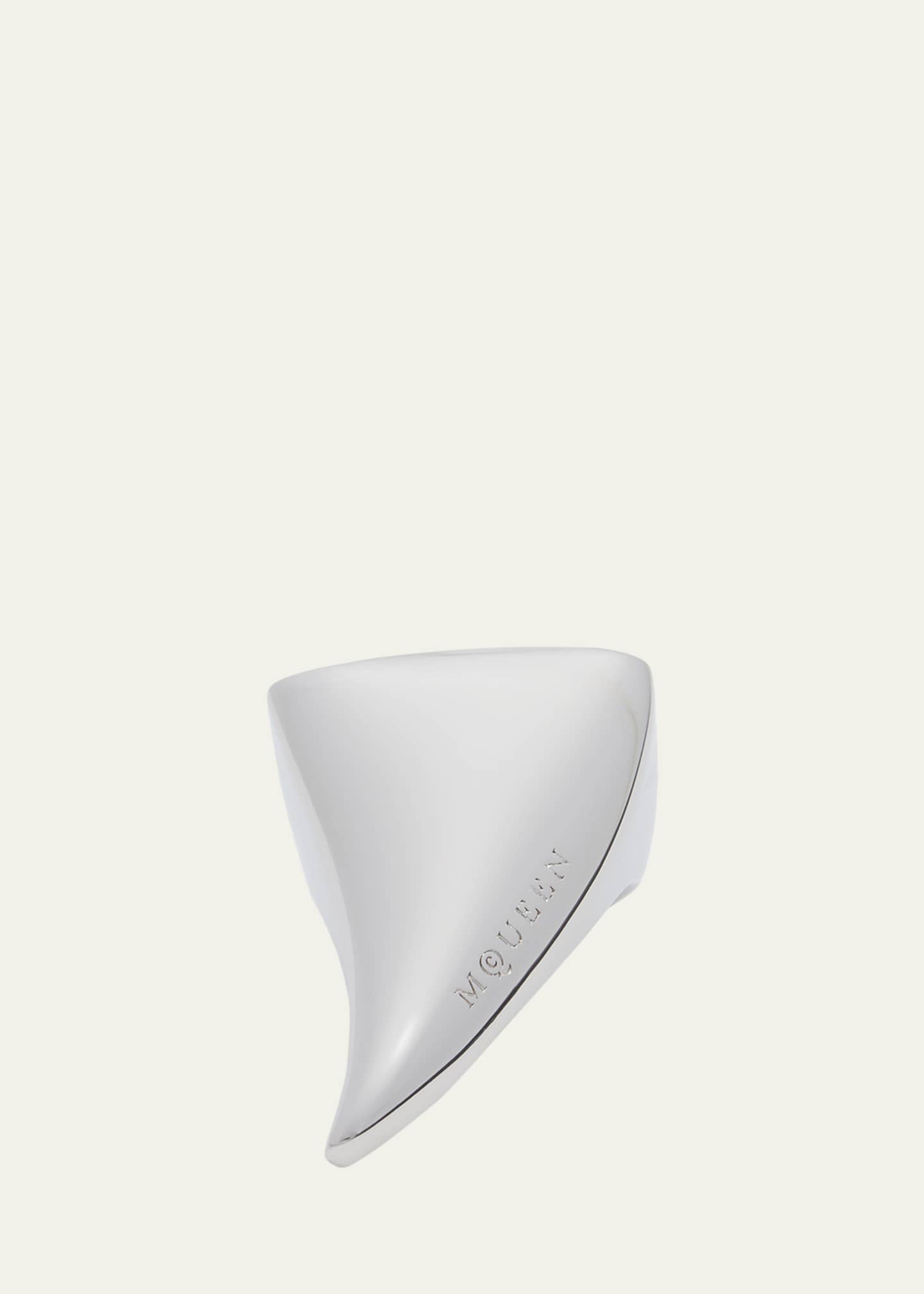 McQueen Men's Silvertone Tiger Claw Ring Image 1 of 2