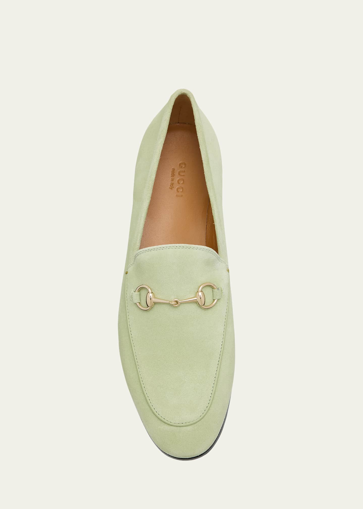 Gucci Jordaan Horsebit Suede Loafers Image 6 of 6