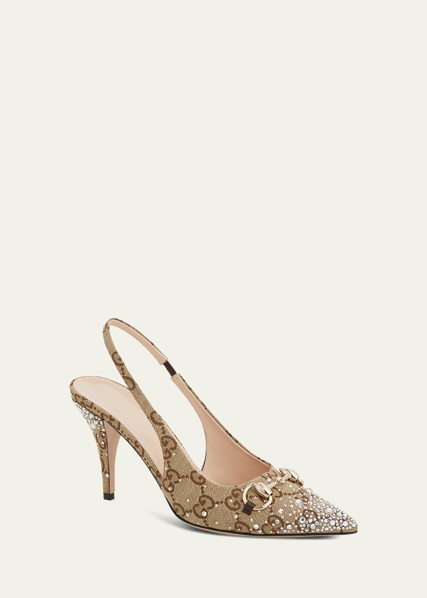24AW new/GUCCI エリンGGキャンバスクリスタルパンプス Pumps 24AW new/GUCCI エリンGGキャンバスクリスタルパンプス Pumps