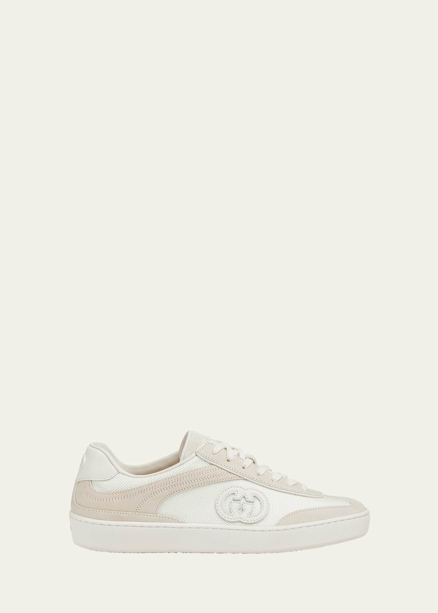 G74 Tonal Mixed-Media Sneakers
