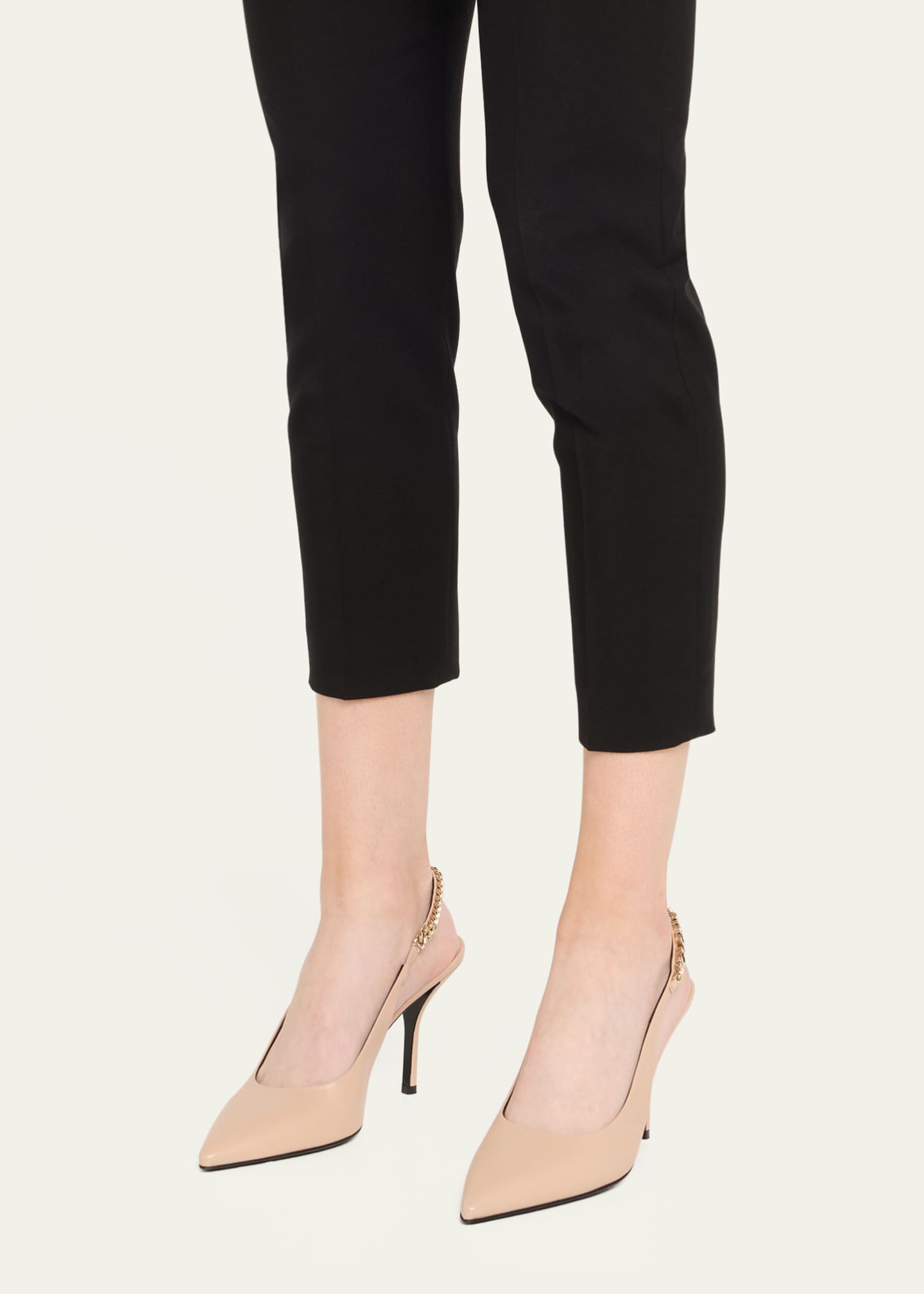 Gucci Signoria Slingback Leather Pumps Image 2 of 6