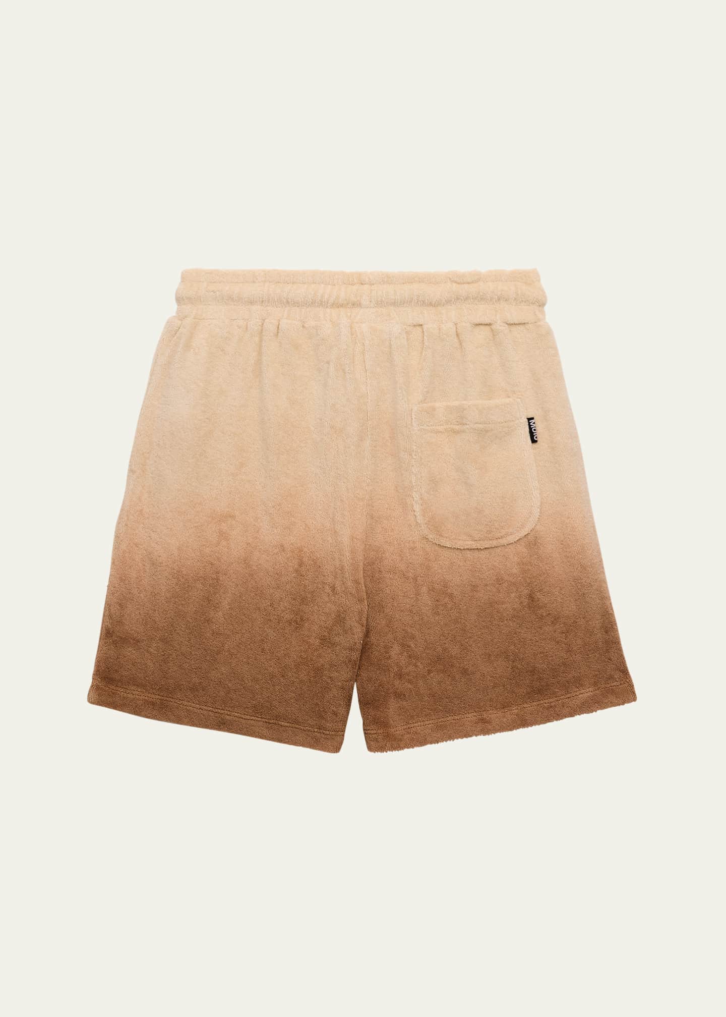 Molo Boy's Abay Ombre Cotton Drawstring Shorts, Size 8-16 Image 2 of 3