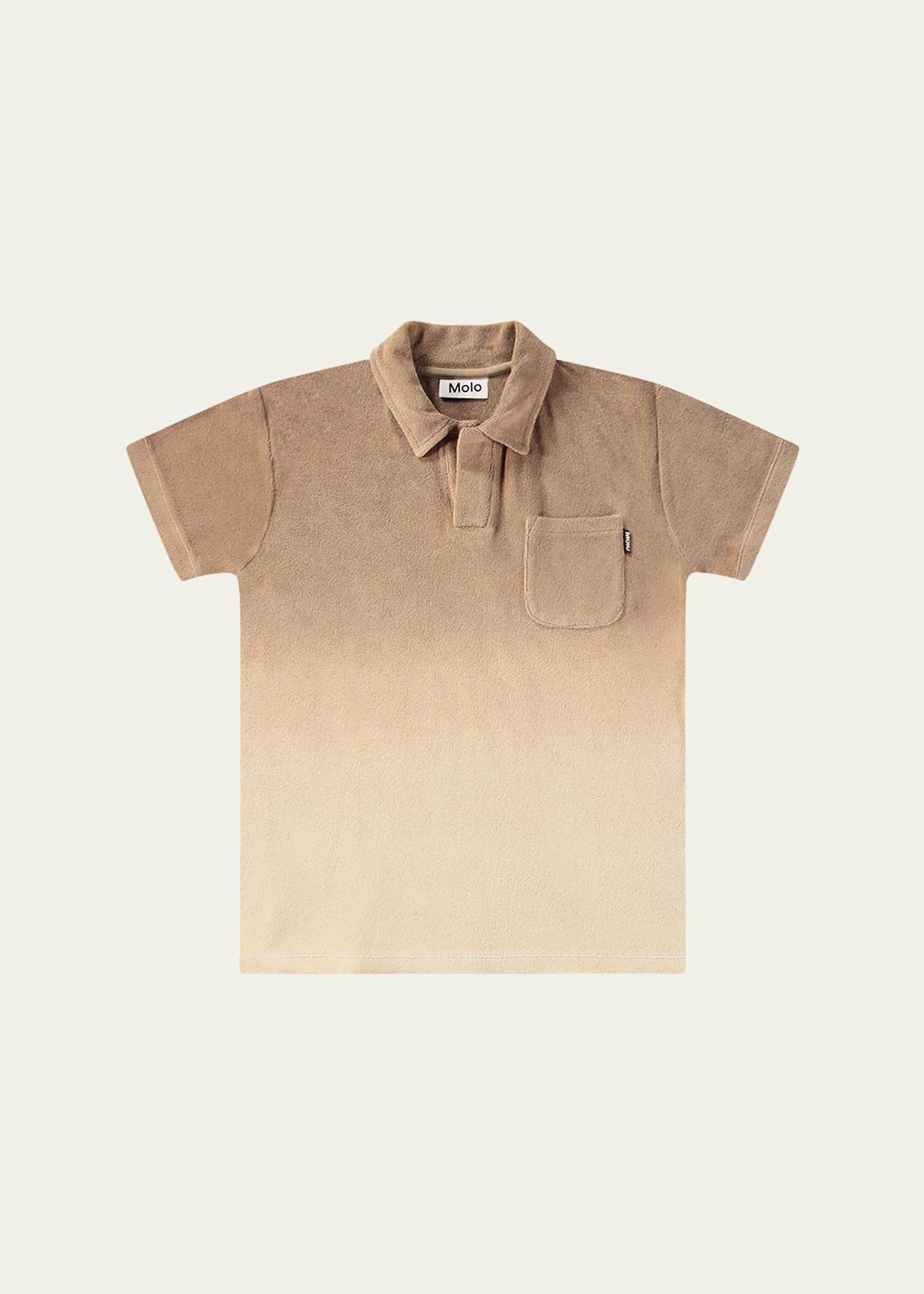 Molo Boy's Randel Organic Cotton Short-Sleeve Polo Shirt, Size 2-6 Image 1 of 3