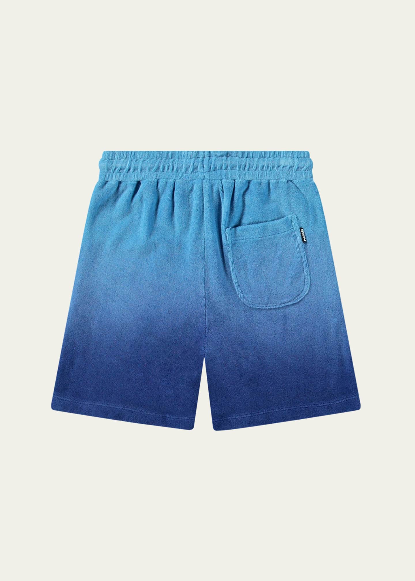 Molo Boy's Abay Ombre Cotton Drawstring Shorts, Size 3-7 Image 2 of 3