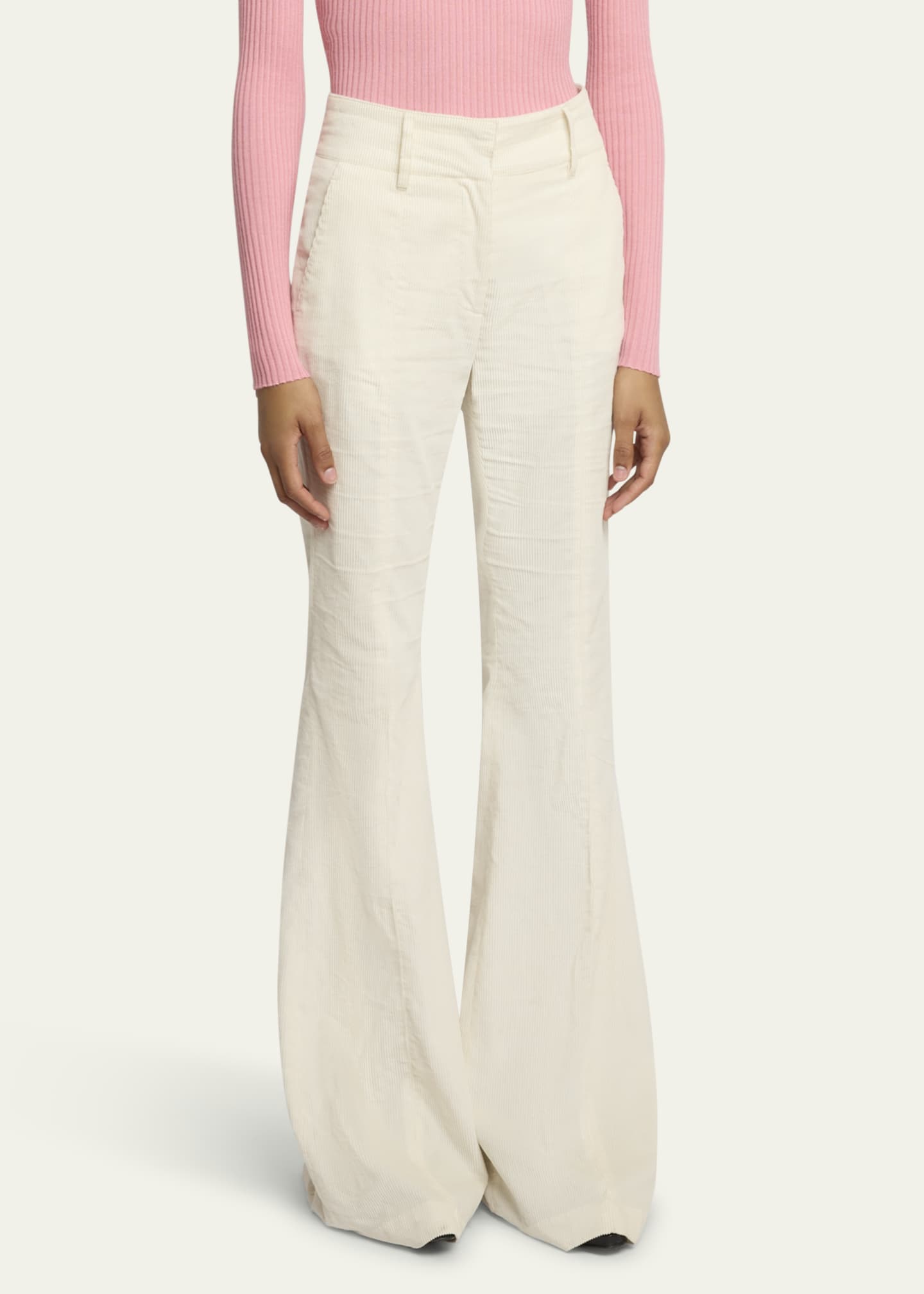 Gabriela Hearst Ianthe Corduroy Flared Pants Image 4 of 5