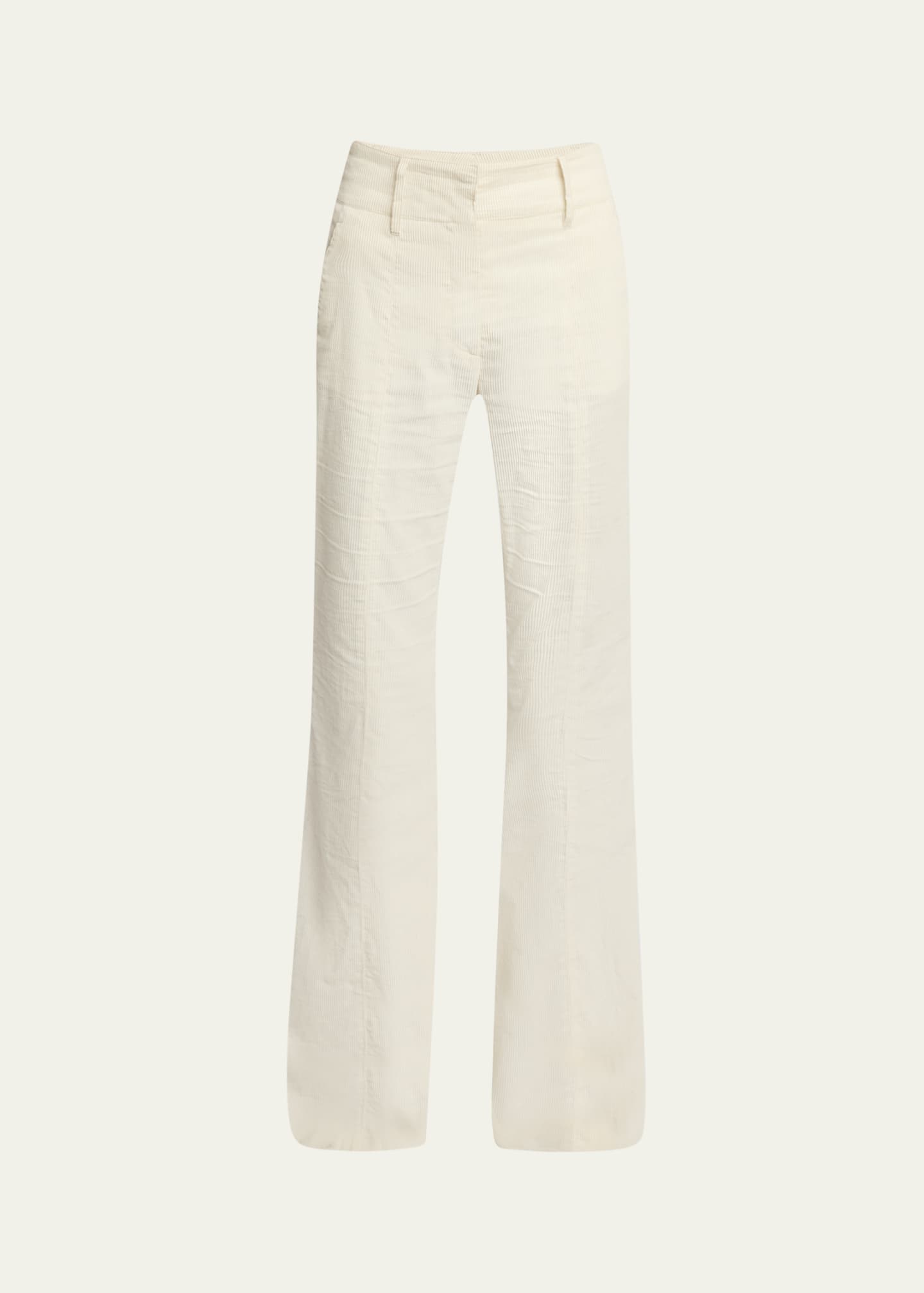 Gabriela Hearst Ianthe Corduroy Flared Pants Image 1 of 5