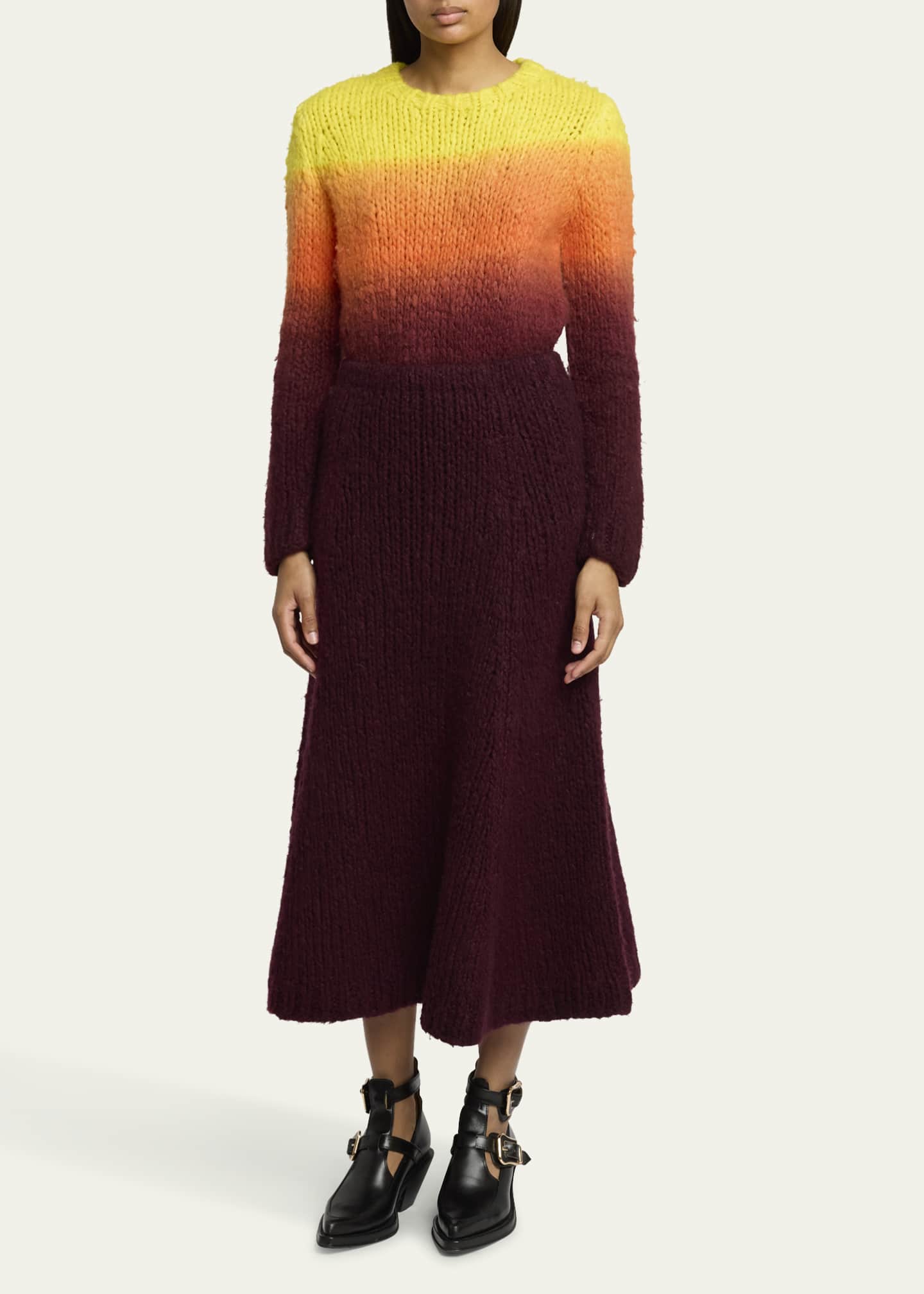 Gabriela Hearst Pallas Ombre Cashmere Sweater Image 2 of 5