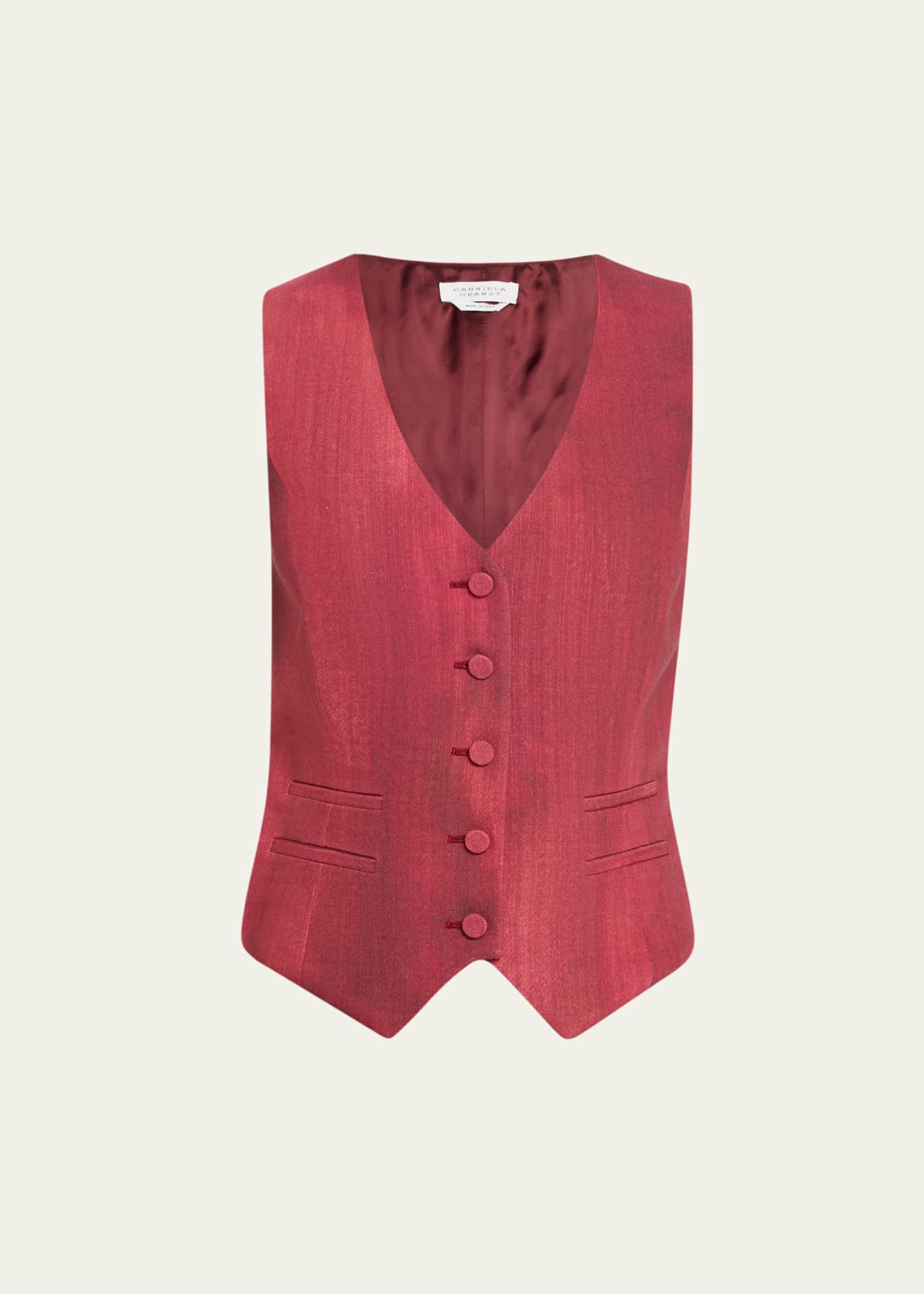 Gabriela Hearst Coleridge Single-Breasted Vest