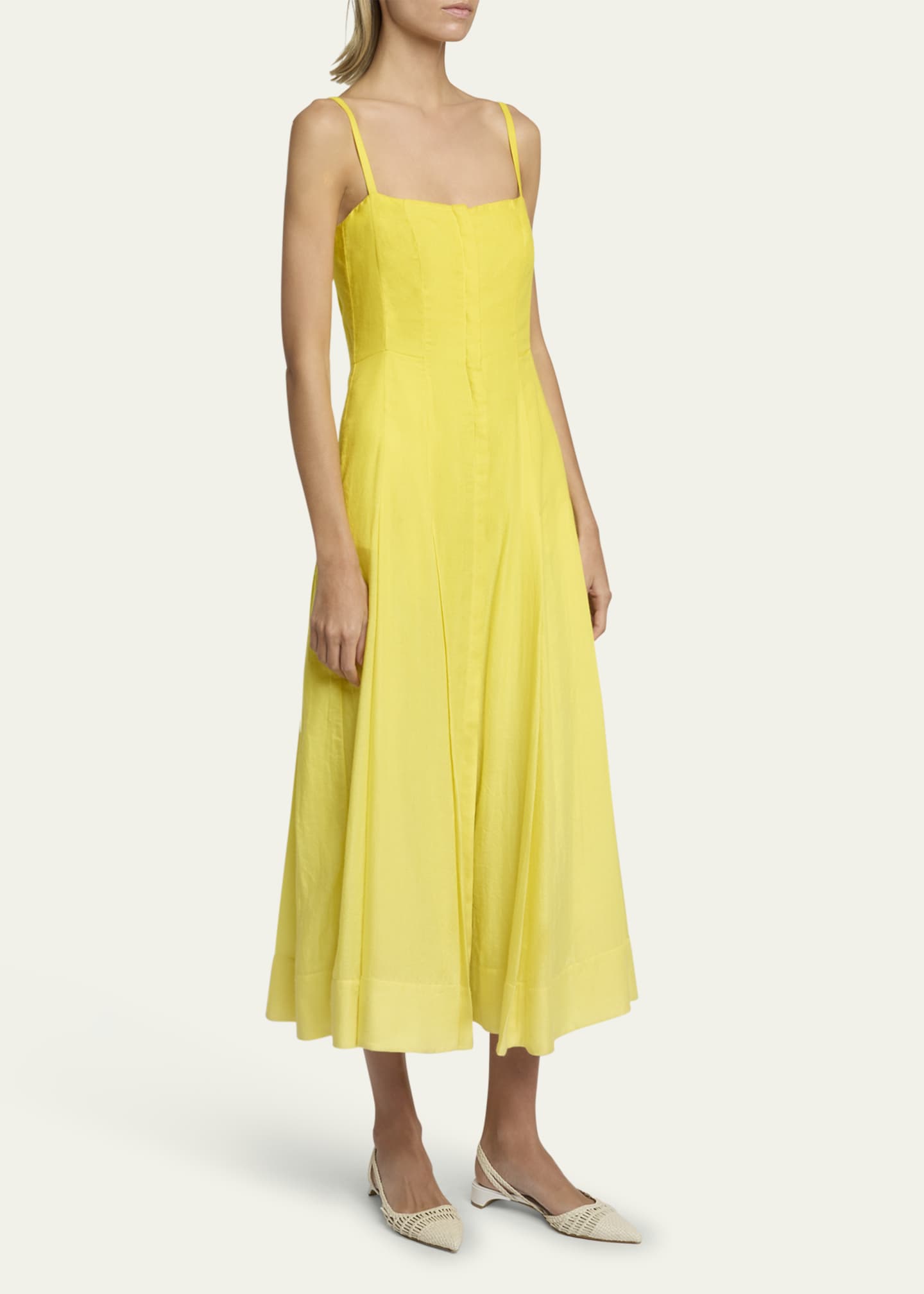 Gabriela Hearst Magritte Cashmere Midi Dress Image 4 of 5
