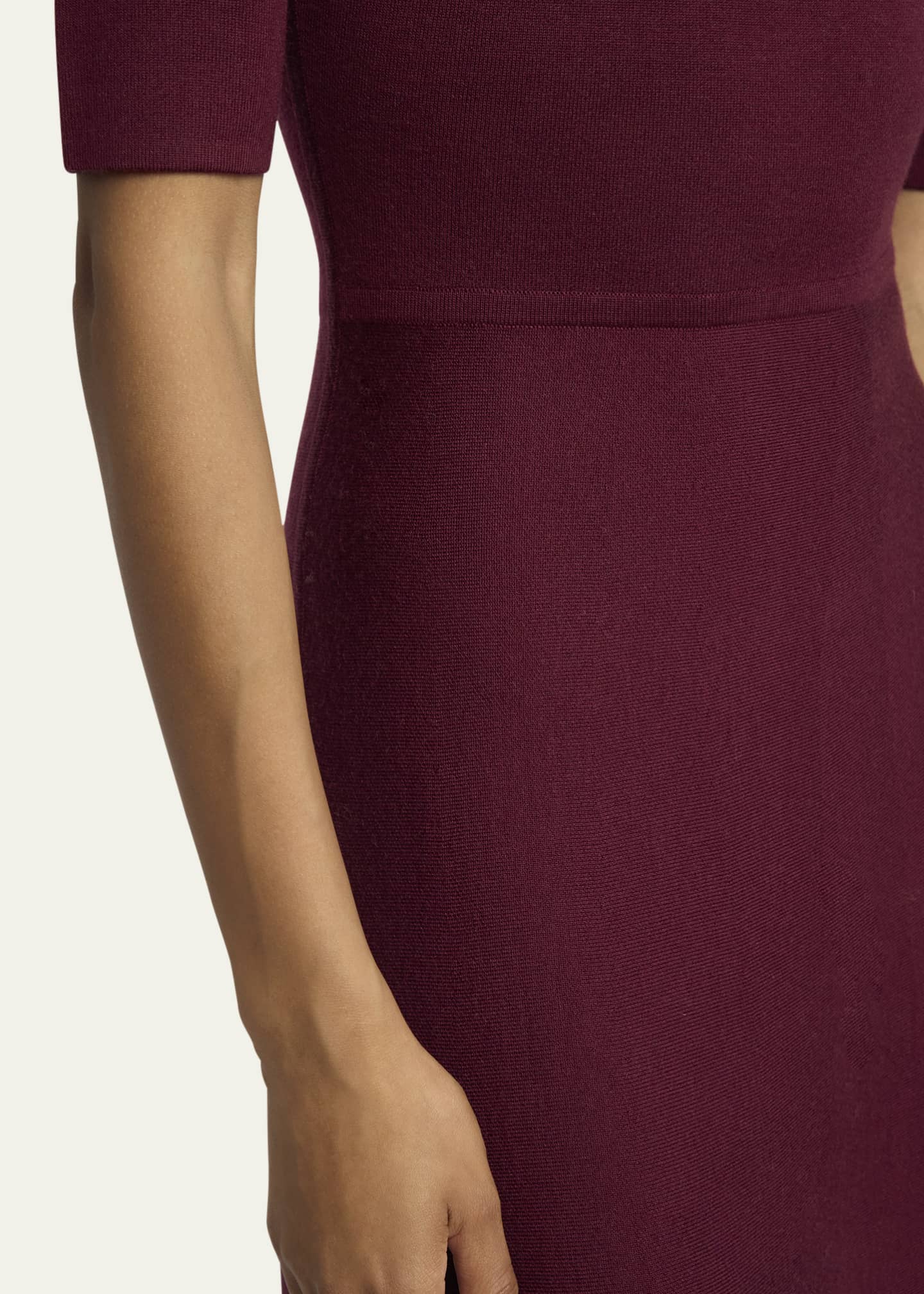 Gabriela Hearst Seymore Wool-Cashmere Maxi Dress Image 5 of 5