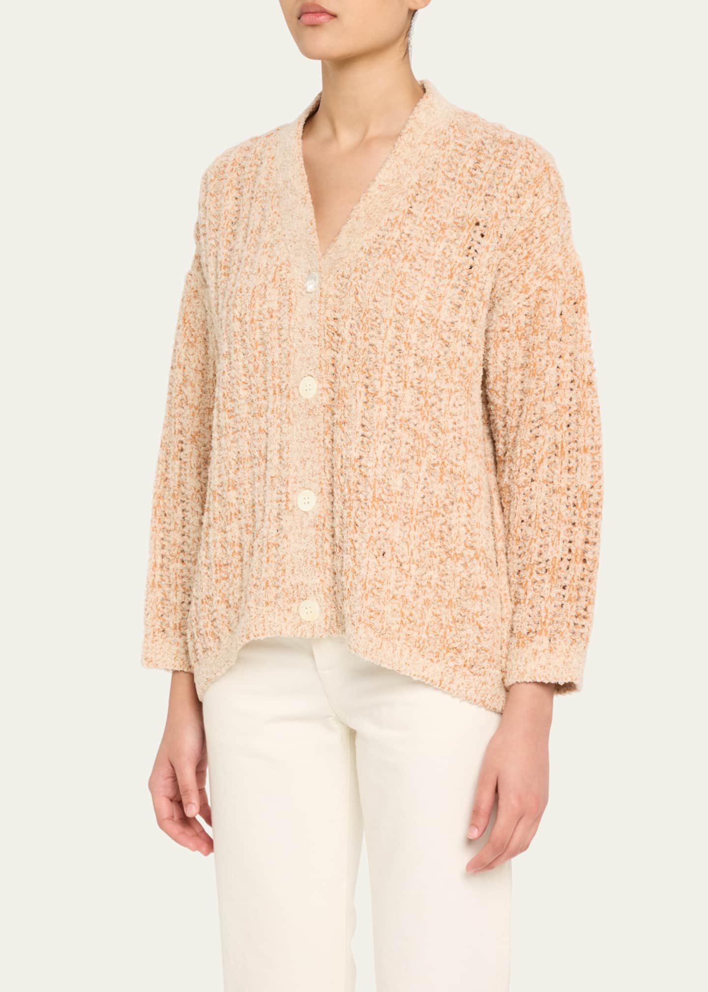 ZANKOV Beau Oversized Mohair Wool Cardigan Image 4 of 5