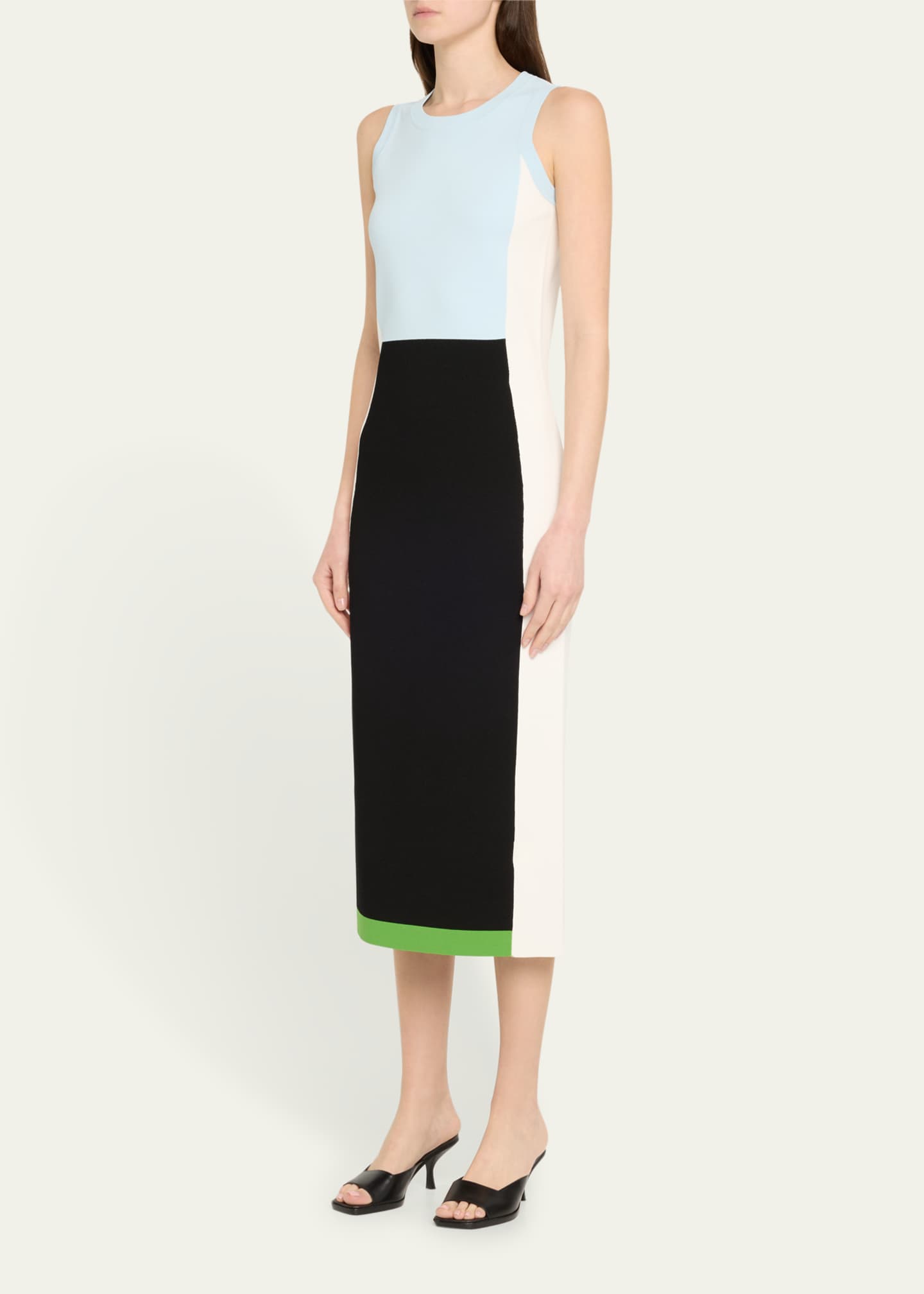 ZANKOV Daniella Colorblock Midi Dress Image 4 of 5