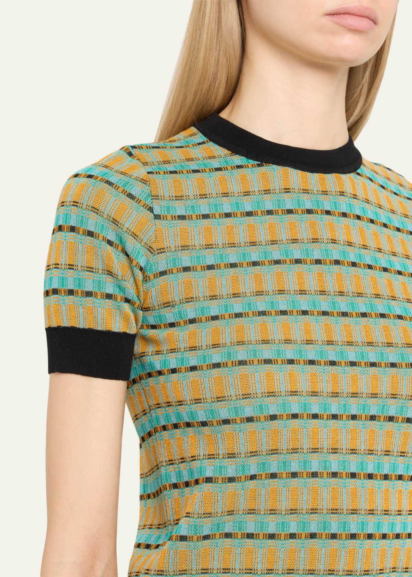 ZANKOV Leo Abstract Short Sleeve Sweater Image 5 of 5
