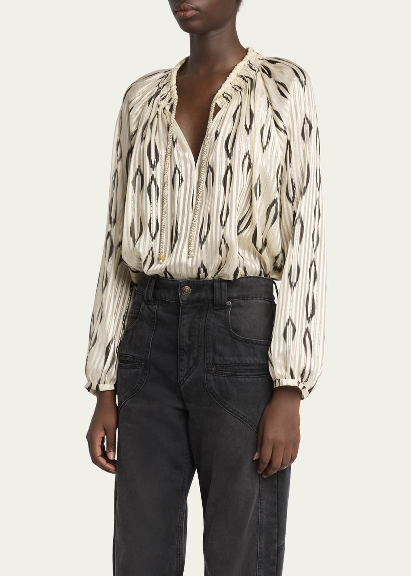 ISABEL MARANT シルク ペプラム カットソー 38 - メルカリ