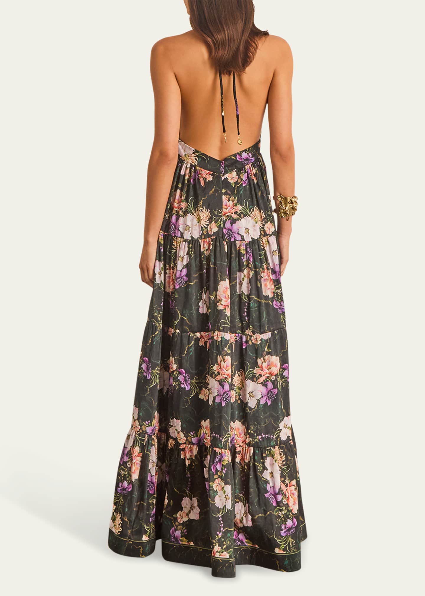 Aqua Blu Australia Jancinta Tiered Maxi Dress - Bergdorf Goodman