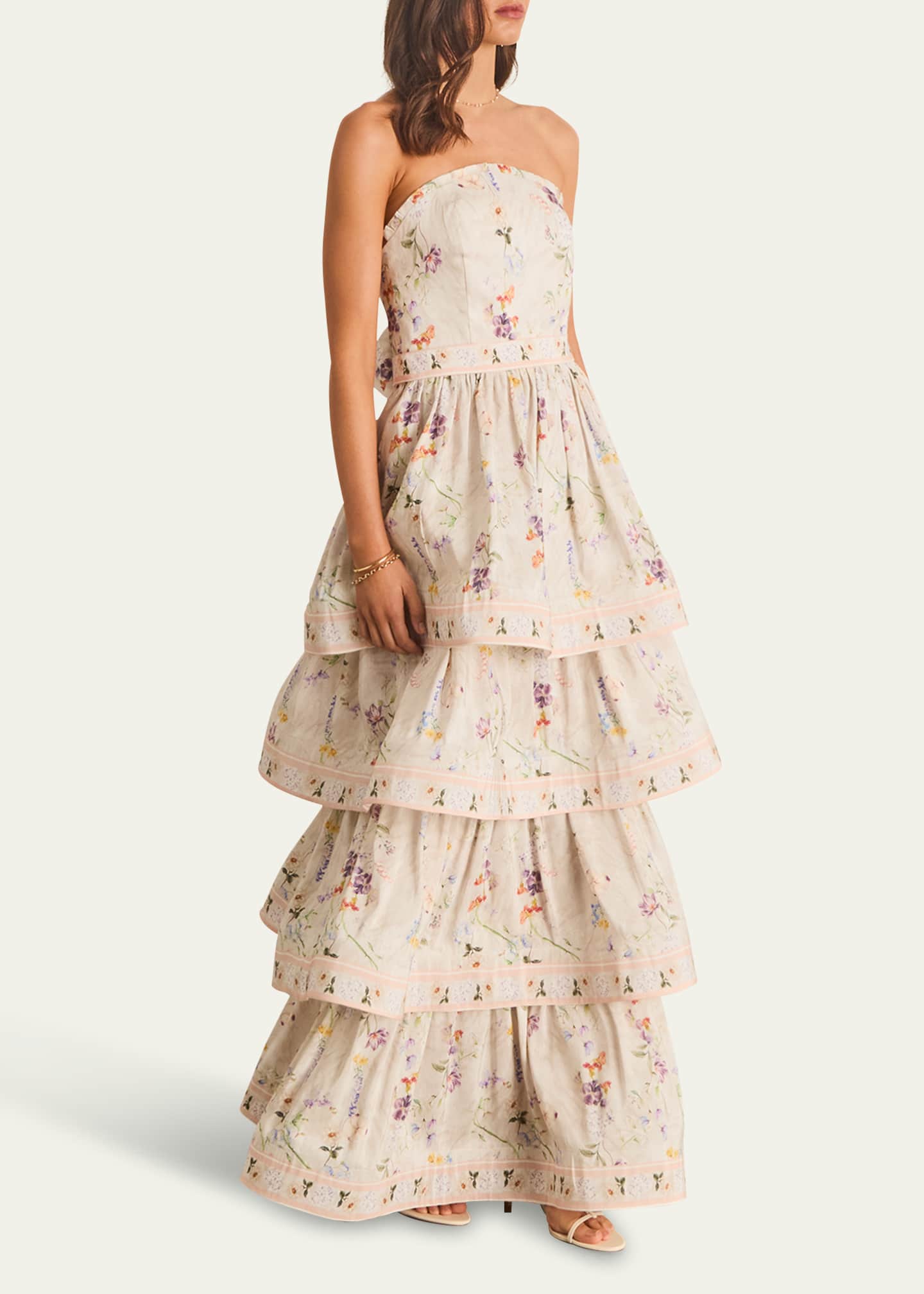 Rebel Beaded Maxi Dress - Aqua Blur