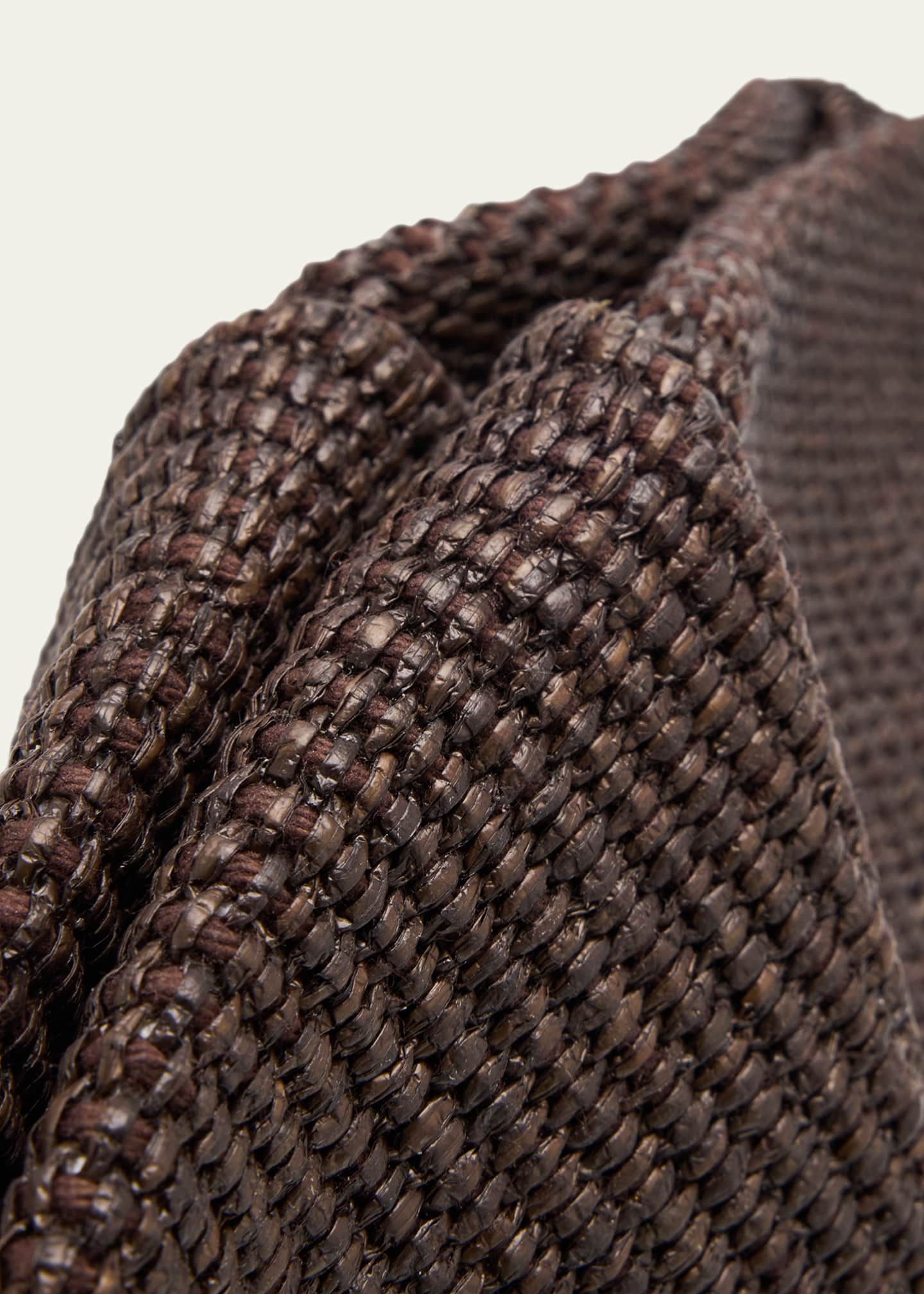 Brunello Cucinelli Fan Raffia Clutch Bag Image 6 of 6
