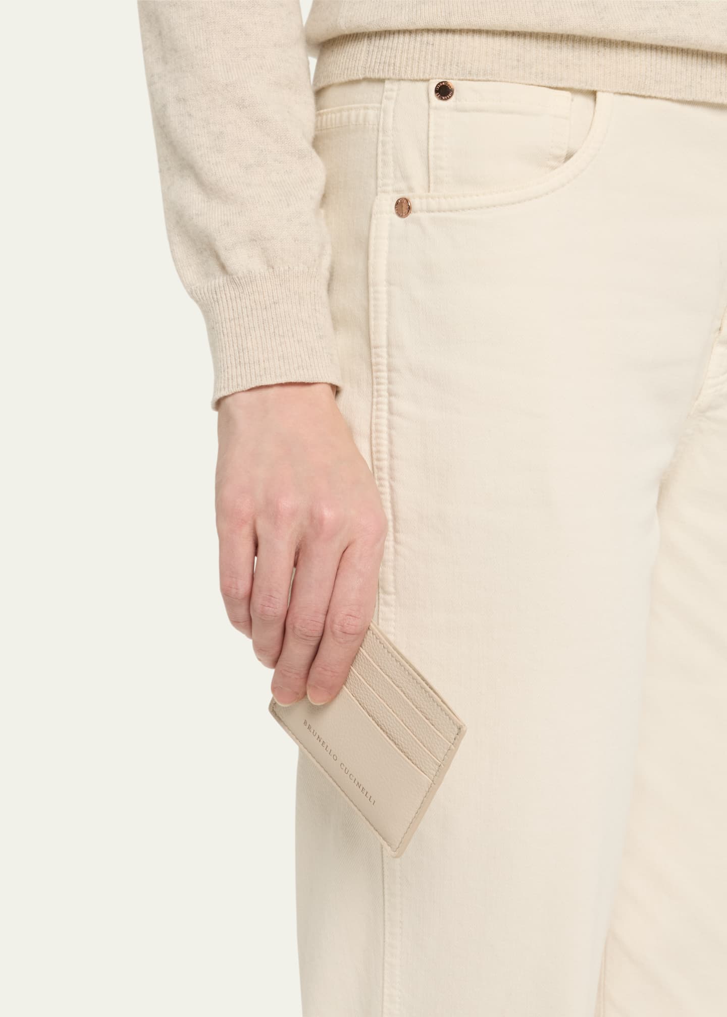 Brunello Cucinelli Leather Card Case Image 2 of 4