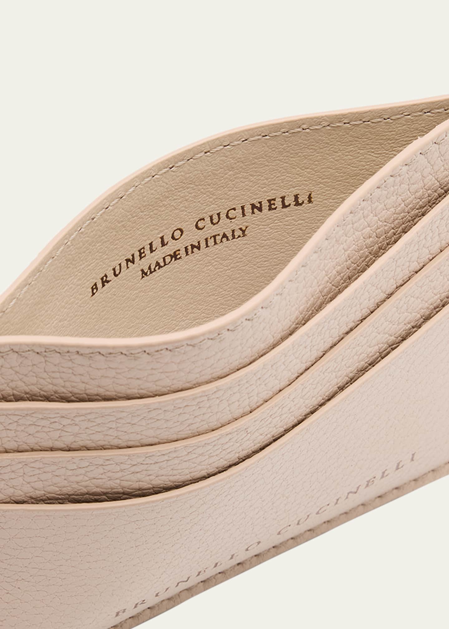 Brunello Cucinelli Leather Card Case Image 4 of 4