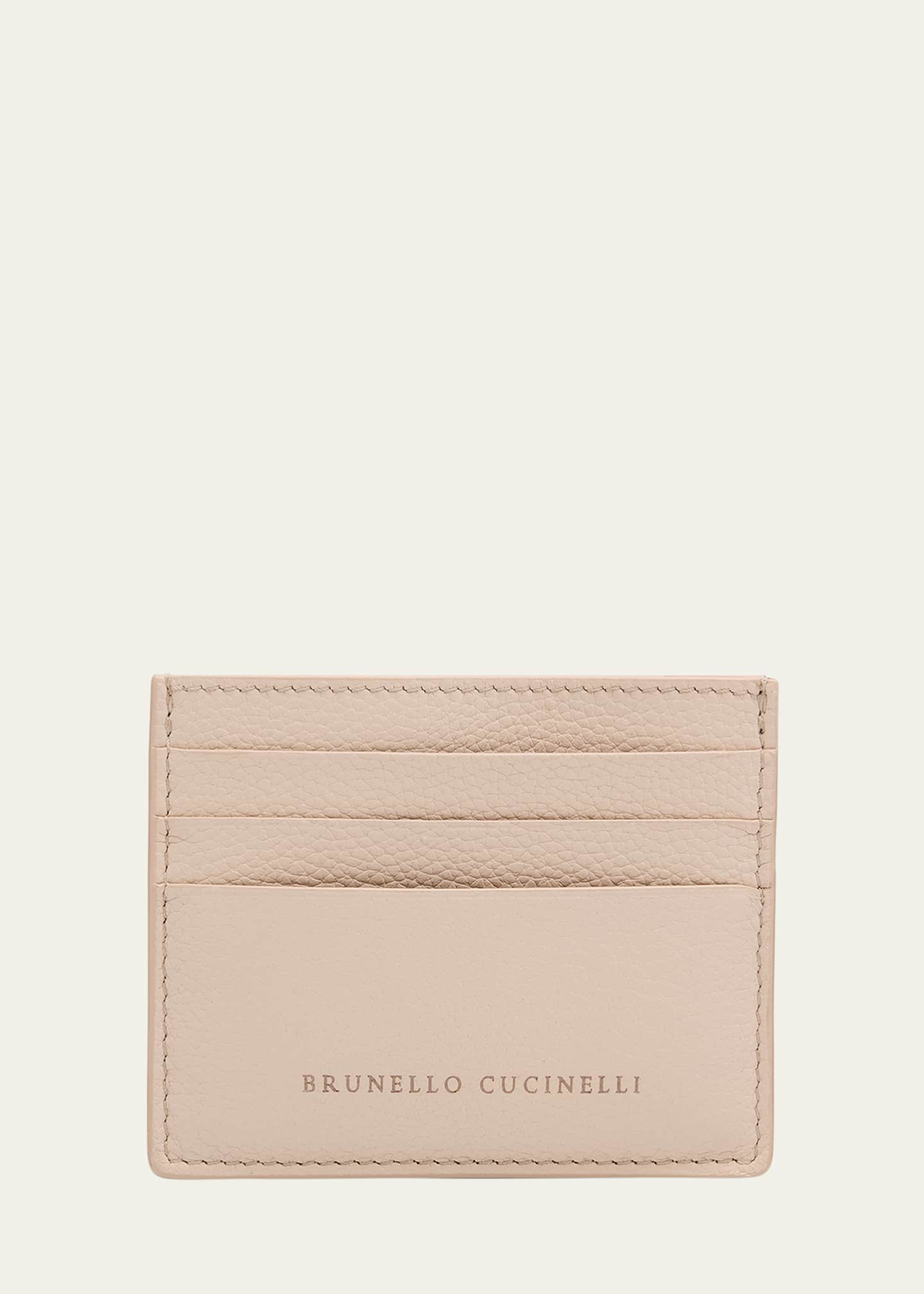 Brunello Cucinelli Leather Card Case Image 1 of 4