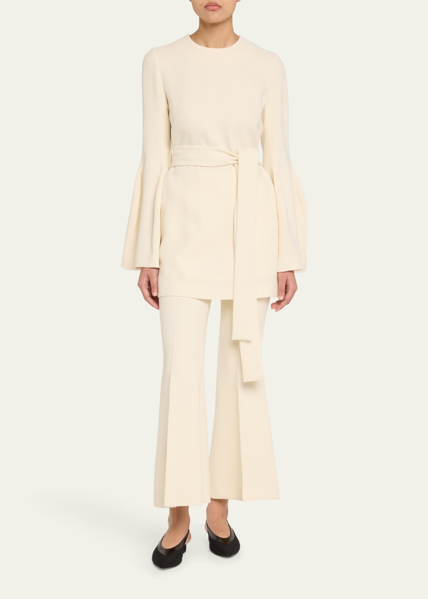 Gabriela Hearst Shandon Belted Wool Tunic Image 2 of 5