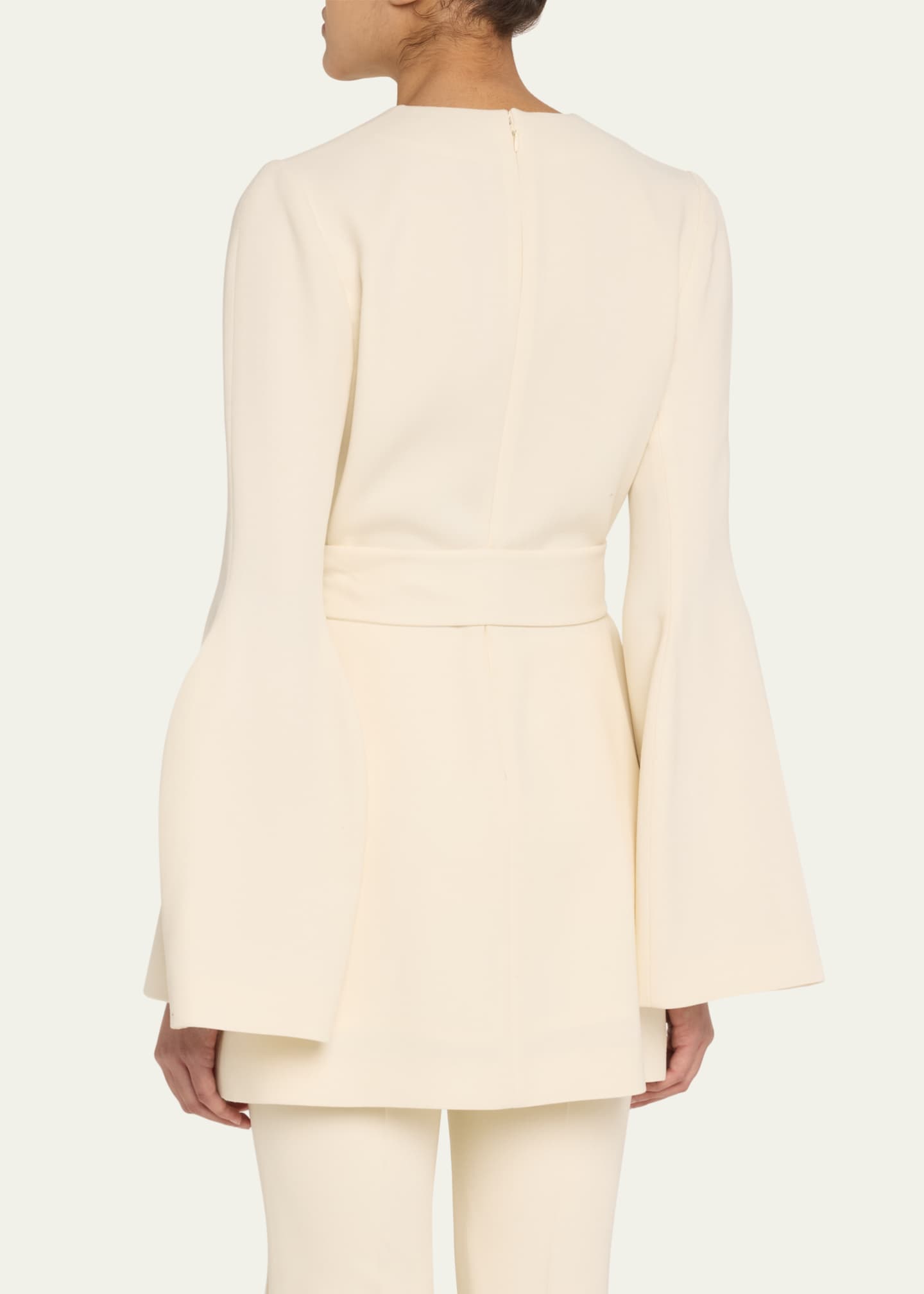 Gabriela Hearst Shandon Belted Wool Tunic Image 3 of 5