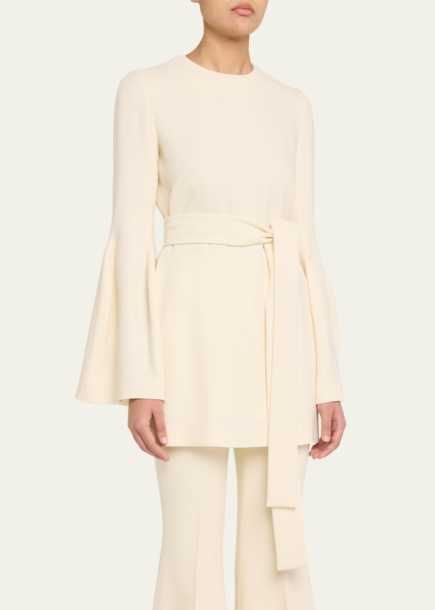 Gabriela Hearst Shandon Belted Wool Tunic Image 4 of 5