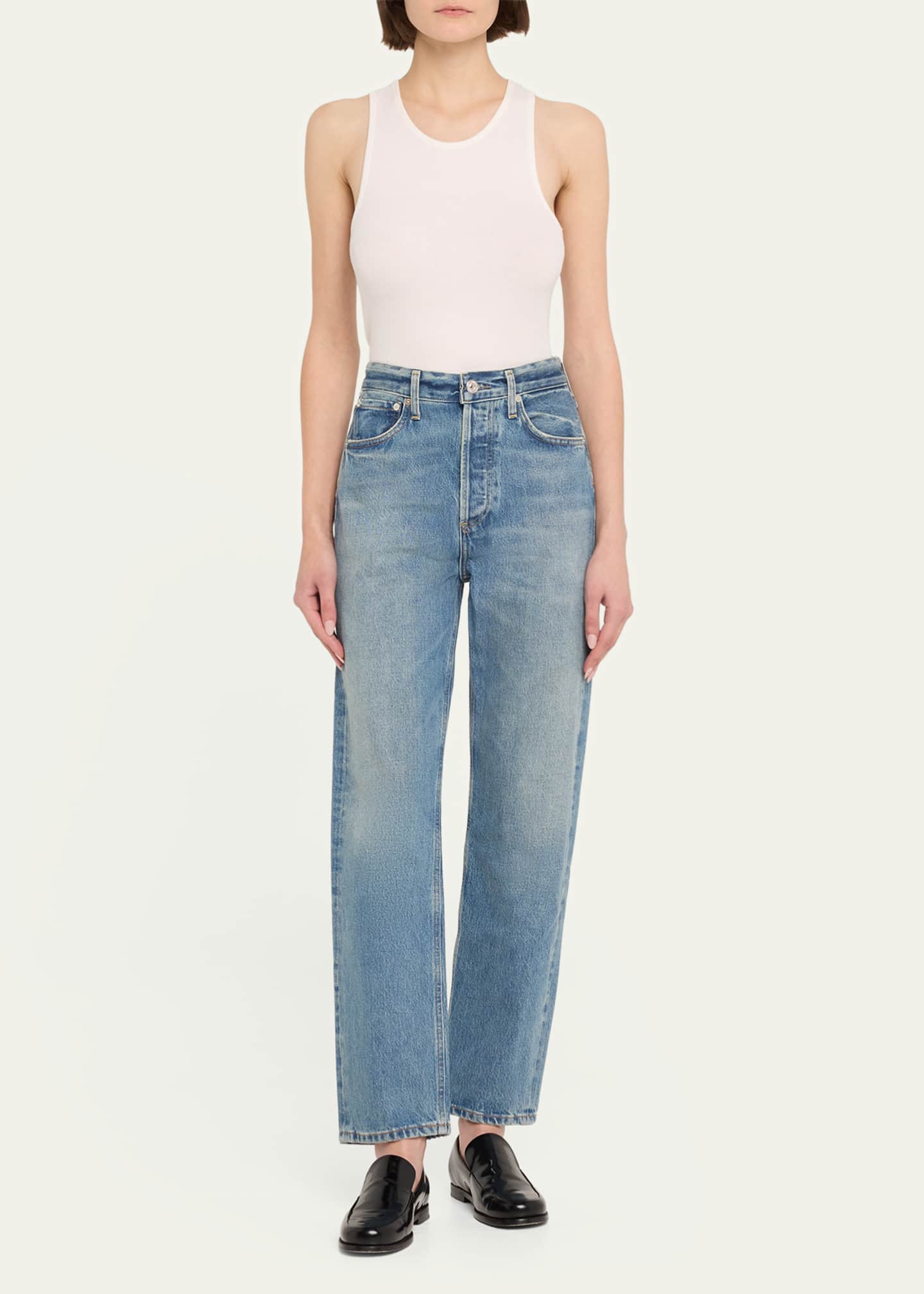 Citizens of Humanity Blaine High-Rise Straight Ankle Jeans Image 2 of 5