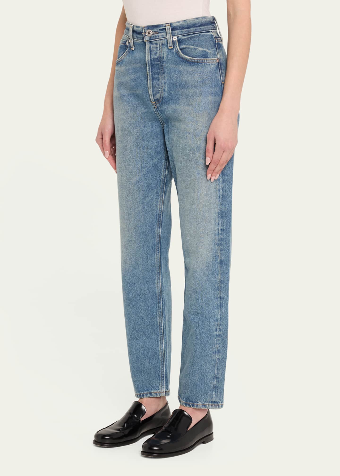 Citizens of Humanity Blaine High-Rise Straight Ankle Jeans Image 4 of 5