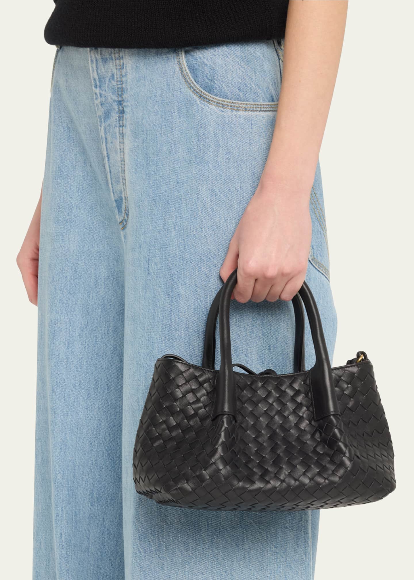 Mini Leather Tote Bag